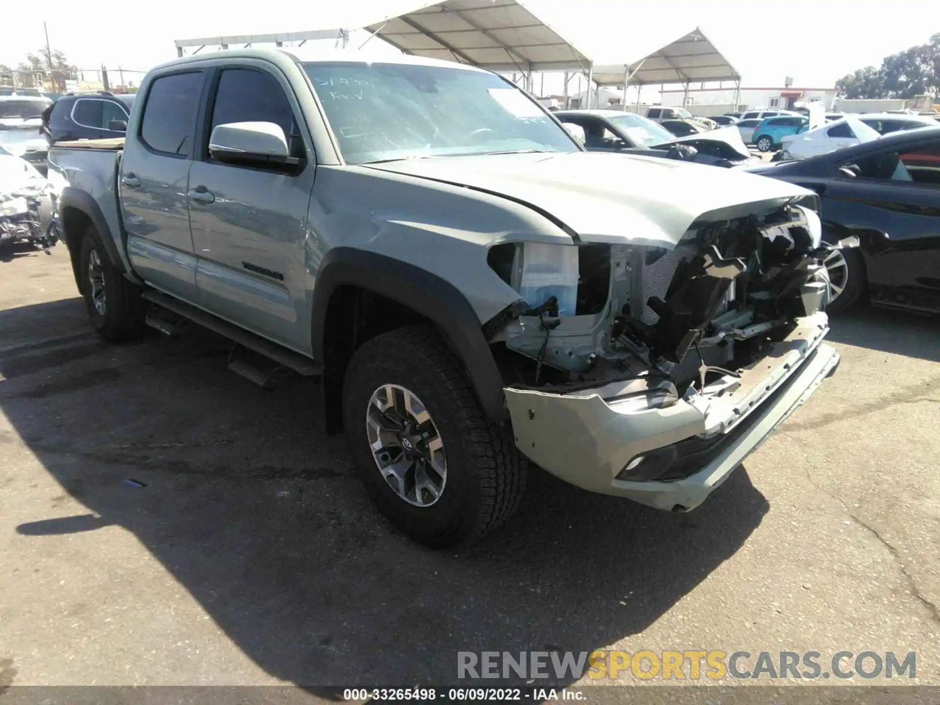 1 Photograph of a damaged car 3TMAZ5CN6NM178160 TOYOTA TACOMA 2WD 2022