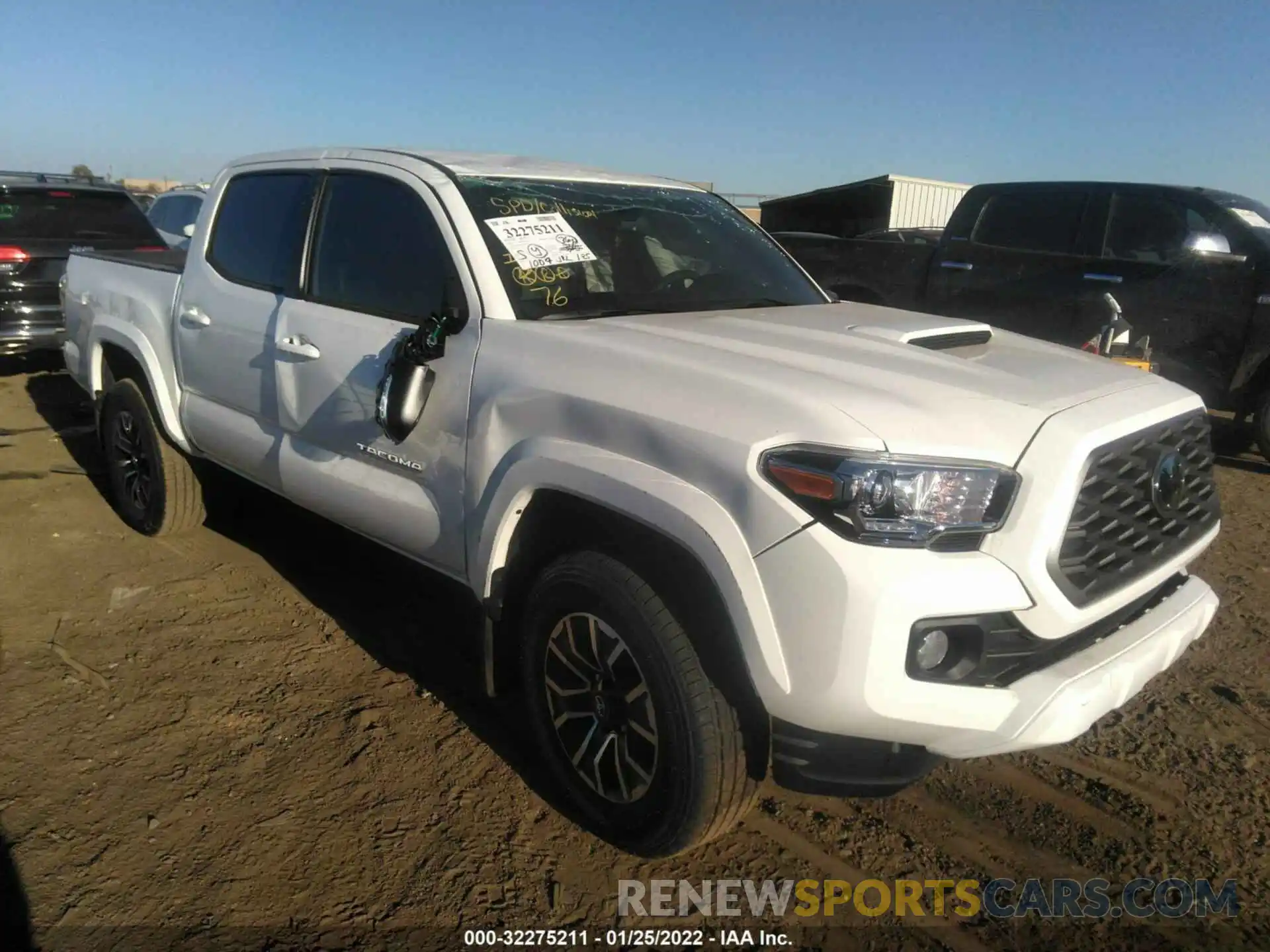 1 Photograph of a damaged car 3TMAZ5CN7NM164445 TOYOTA TACOMA 2WD 2022