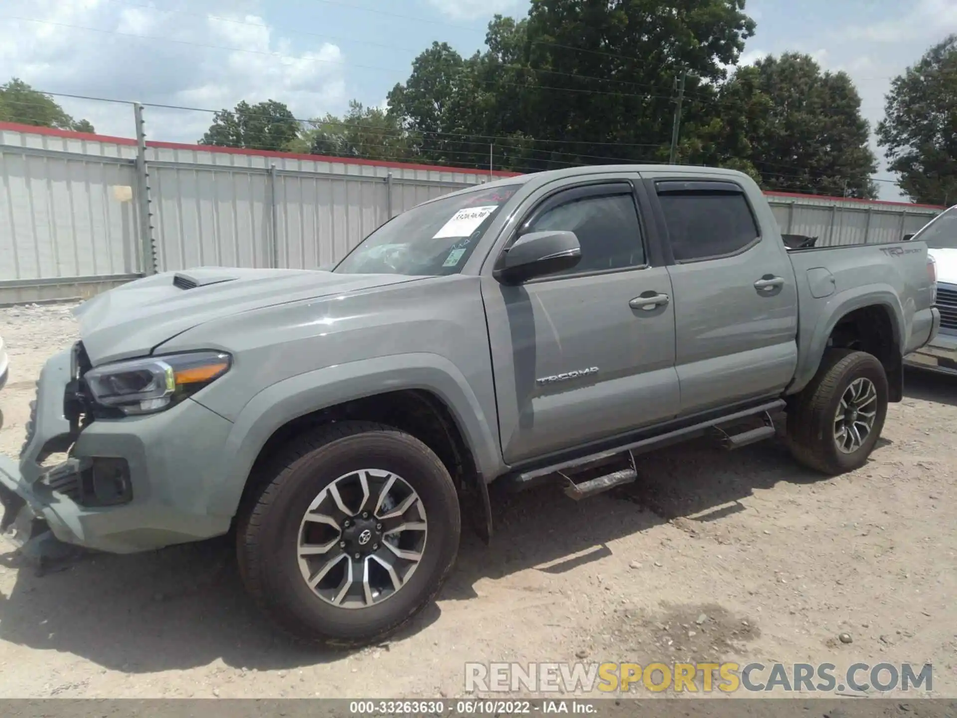 2 Photograph of a damaged car 3TMAZ5CN7NM166597 TOYOTA TACOMA 2WD 2022