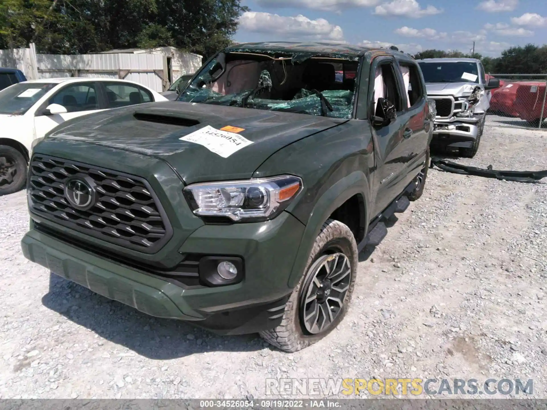 2 Photograph of a damaged car 3TMAZ5CN7NM169502 TOYOTA TACOMA 2WD 2022