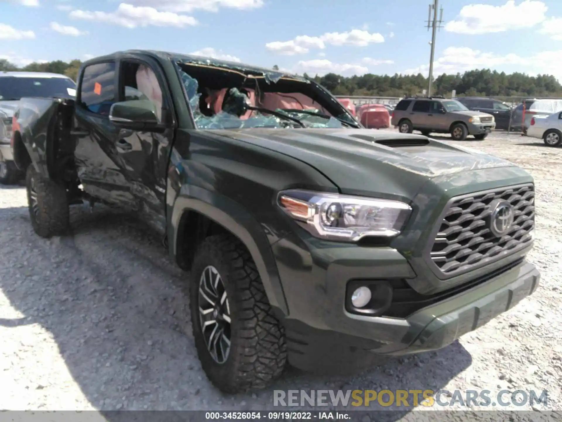 6 Photograph of a damaged car 3TMAZ5CN7NM169502 TOYOTA TACOMA 2WD 2022