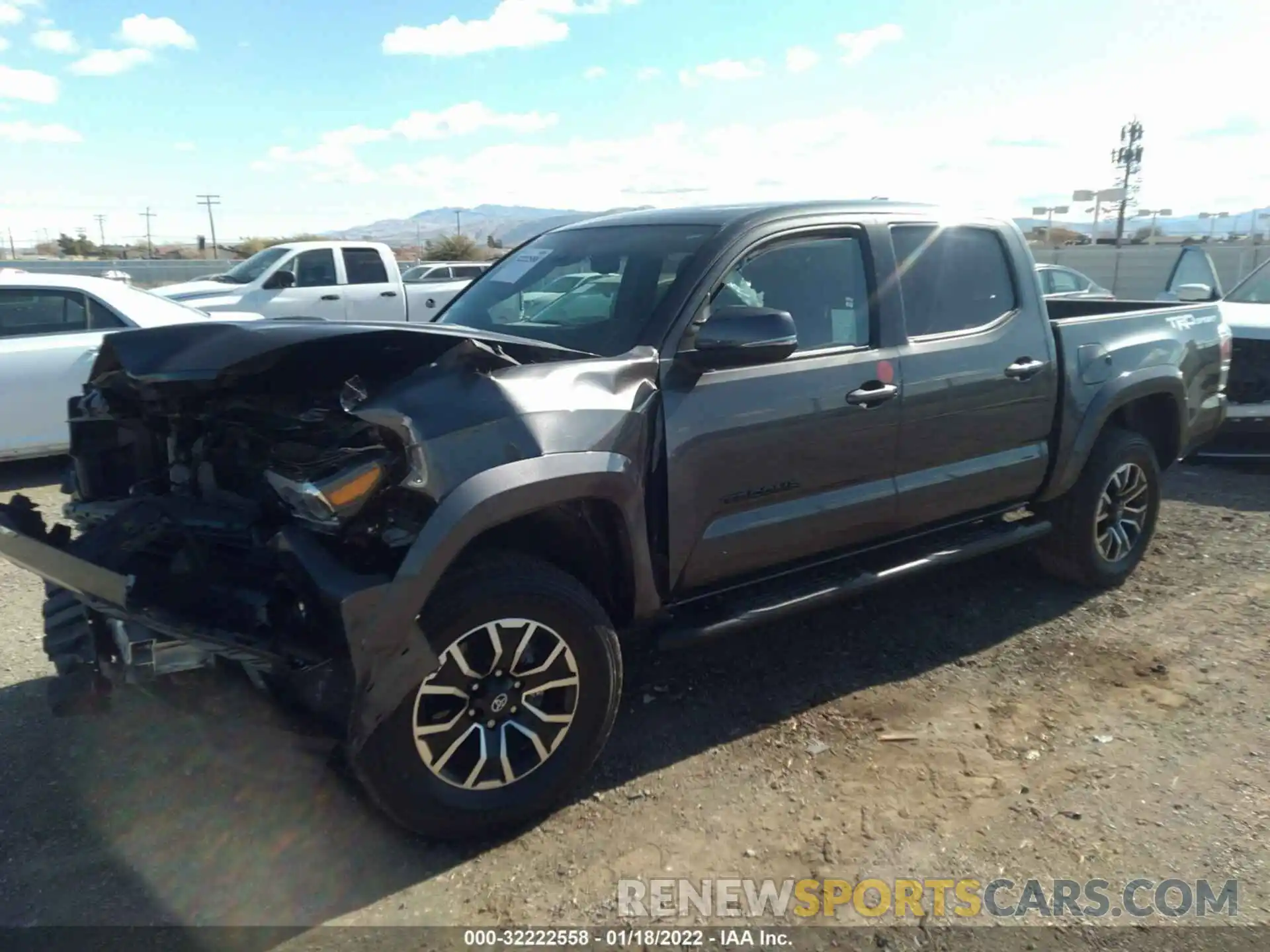 2 Photograph of a damaged car 3TMAZ5CN8NM161084 TOYOTA TACOMA 2WD 2022