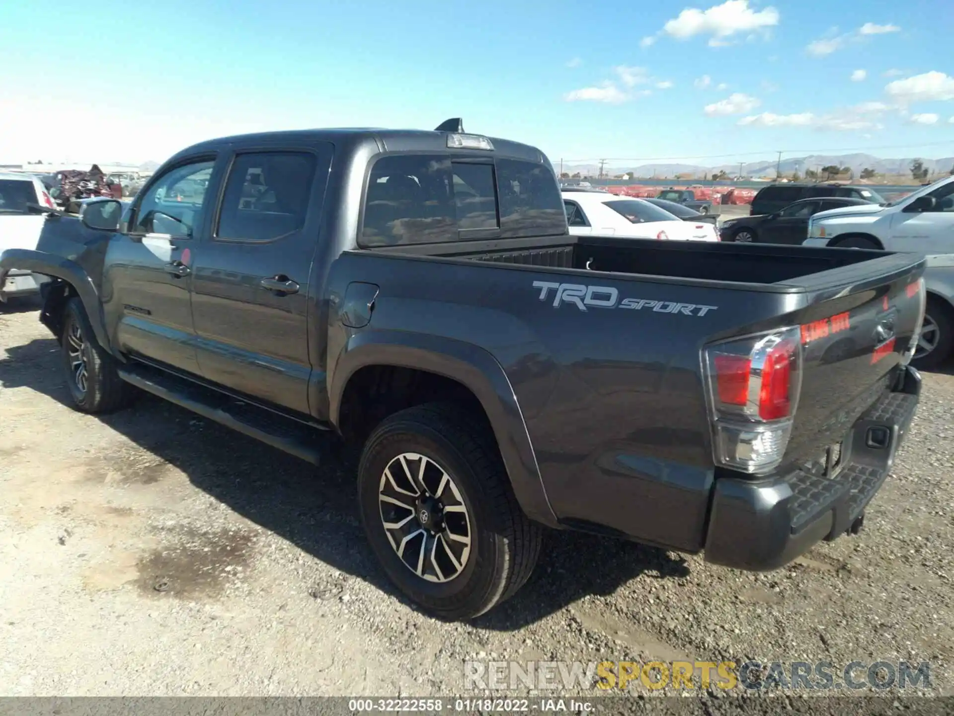 3 Photograph of a damaged car 3TMAZ5CN8NM161084 TOYOTA TACOMA 2WD 2022