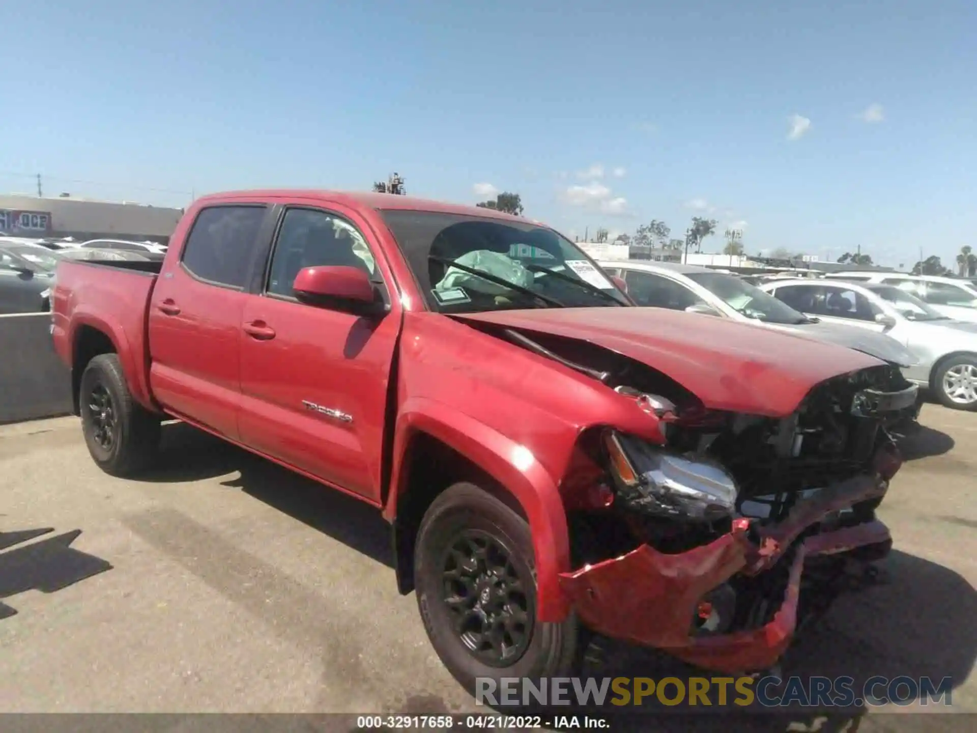 1 Photograph of a damaged car 3TMAZ5CN8NM174269 TOYOTA TACOMA 2WD 2022