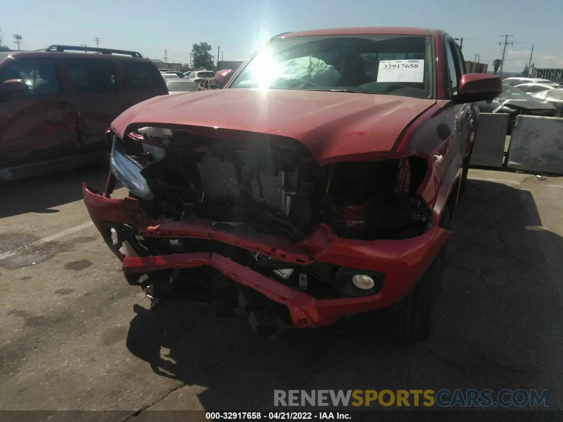 6 Photograph of a damaged car 3TMAZ5CN8NM174269 TOYOTA TACOMA 2WD 2022