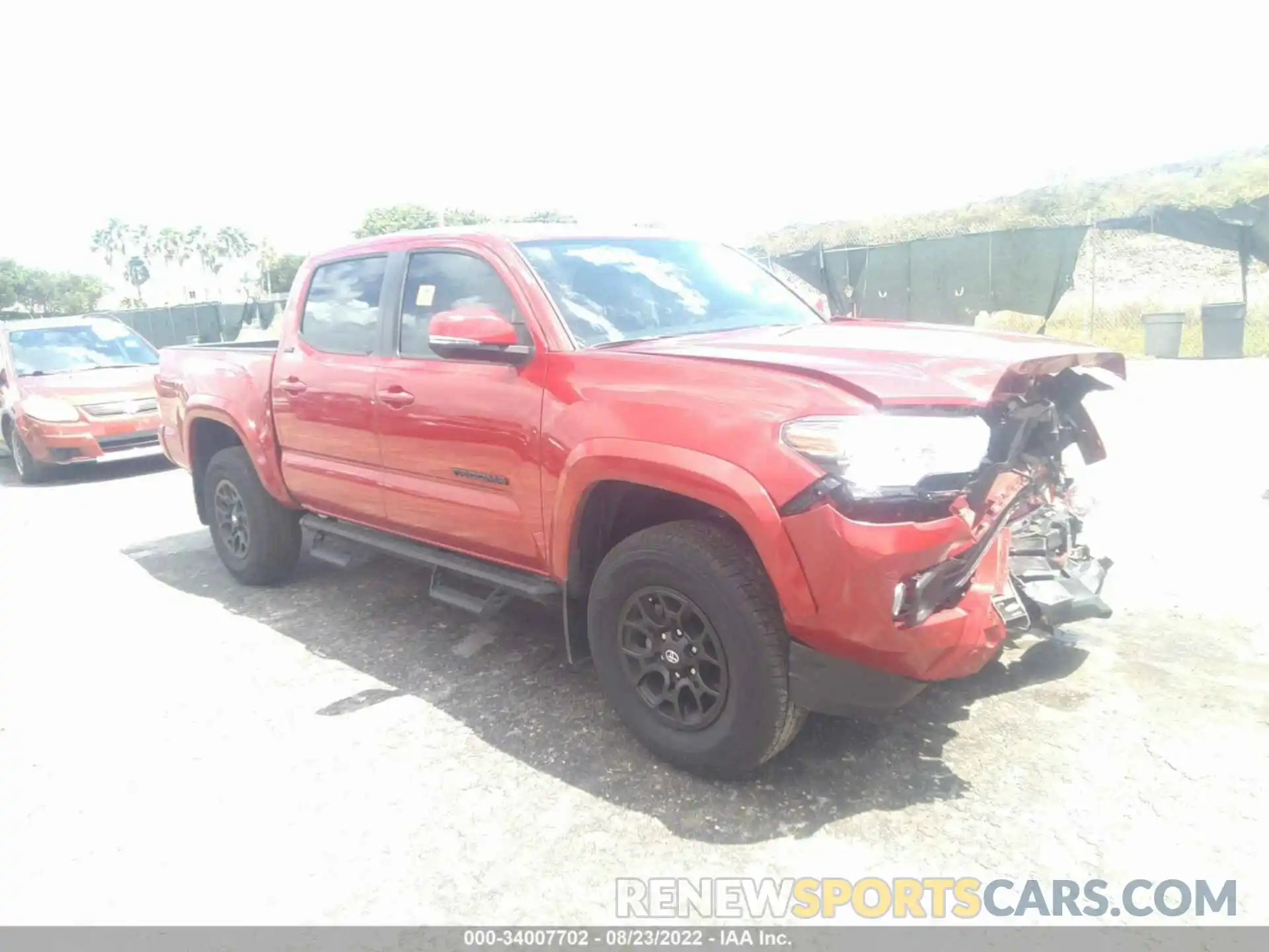 1 Photograph of a damaged car 3TMAZ5CN8NM181139 TOYOTA TACOMA 2WD 2022