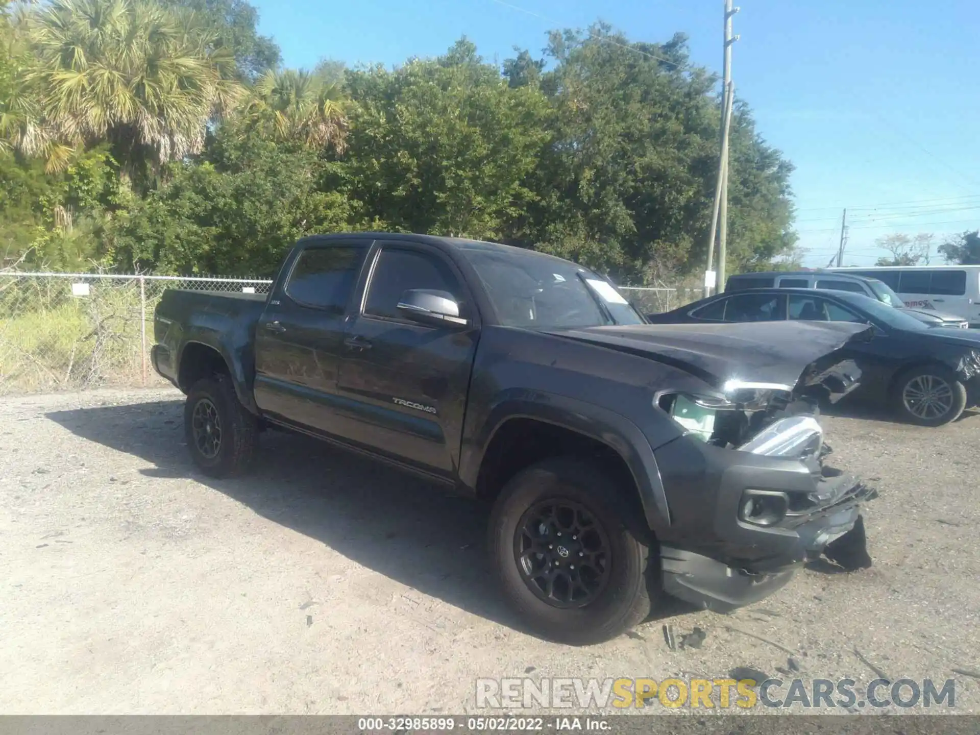 1 Photograph of a damaged car 3TMAZ5CN9NM167637 TOYOTA TACOMA 2WD 2022