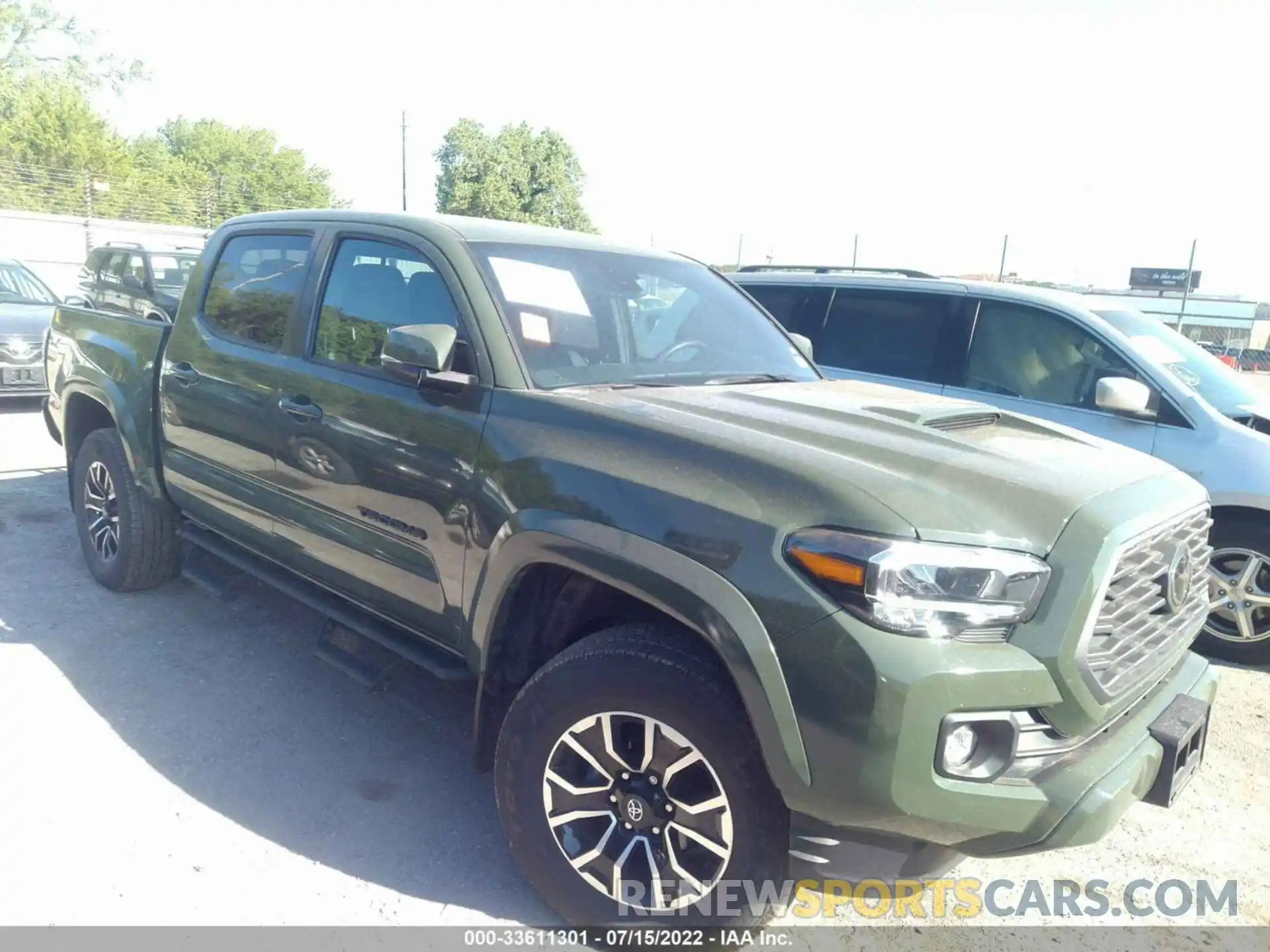 1 Photograph of a damaged car 3TMAZ5CN9NM170862 TOYOTA TACOMA 2WD 2022