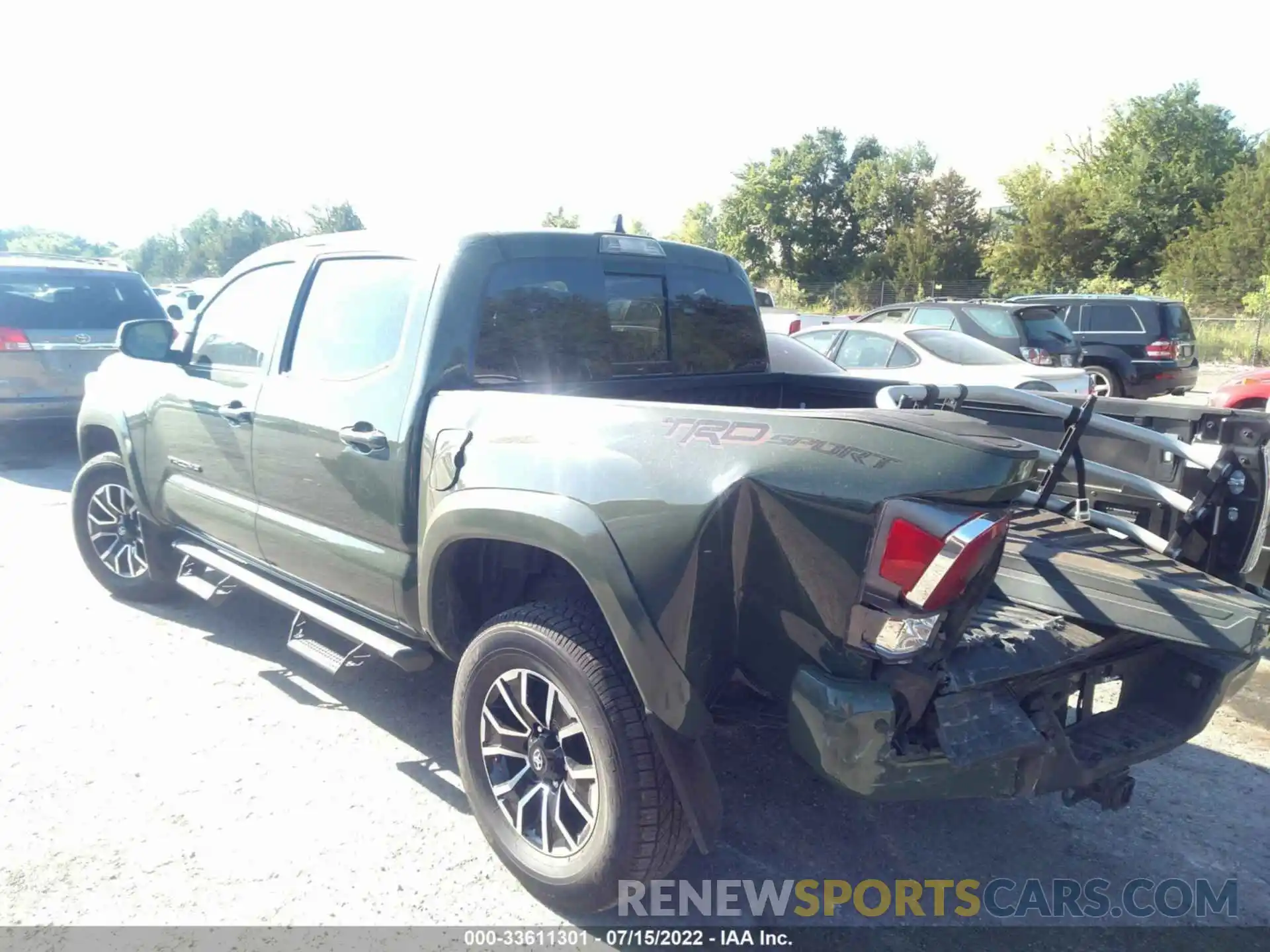 3 Photograph of a damaged car 3TMAZ5CN9NM170862 TOYOTA TACOMA 2WD 2022