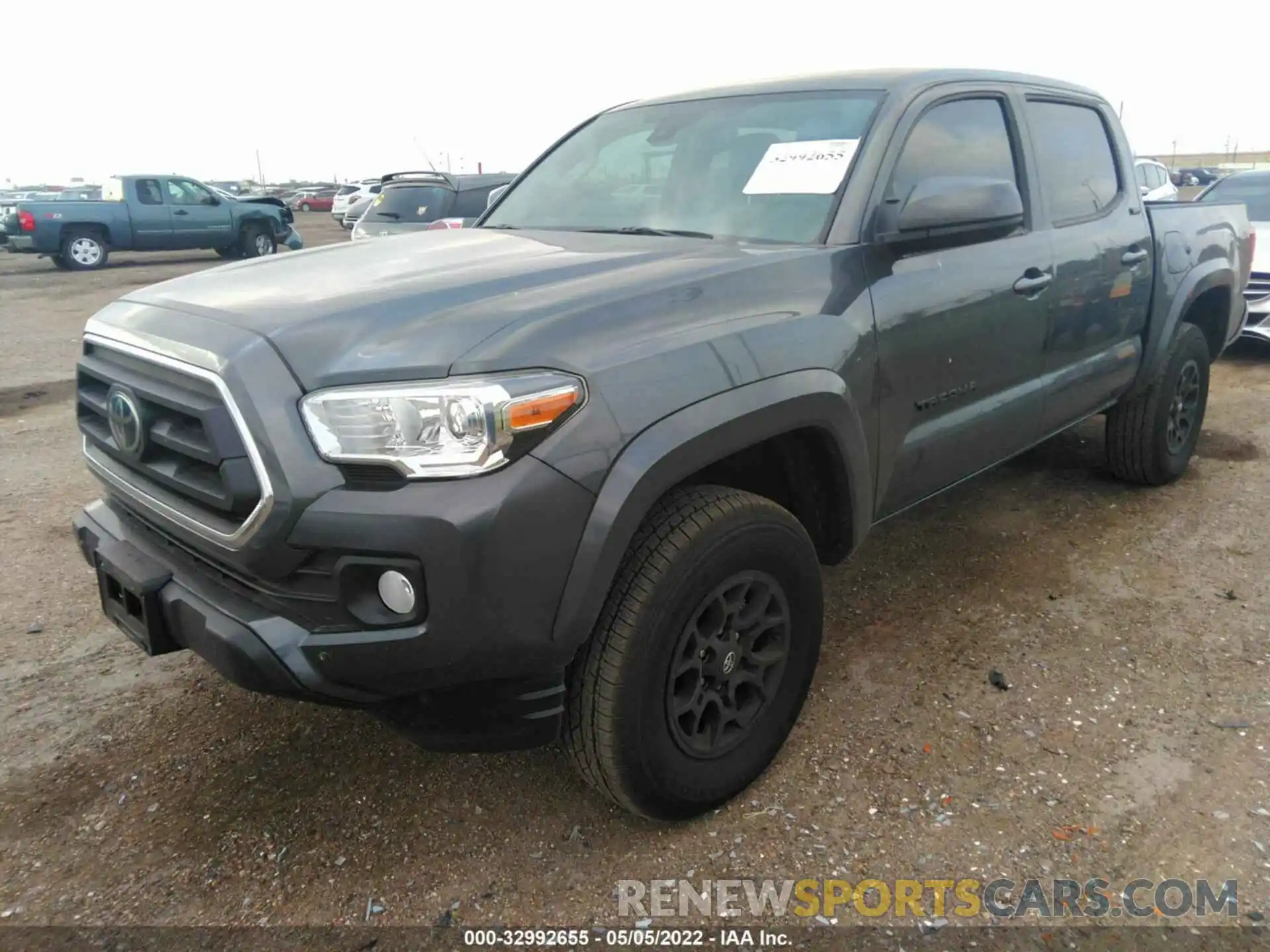 2 Photograph of a damaged car 3TMAZ5CN9NM173096 TOYOTA TACOMA 2WD 2022