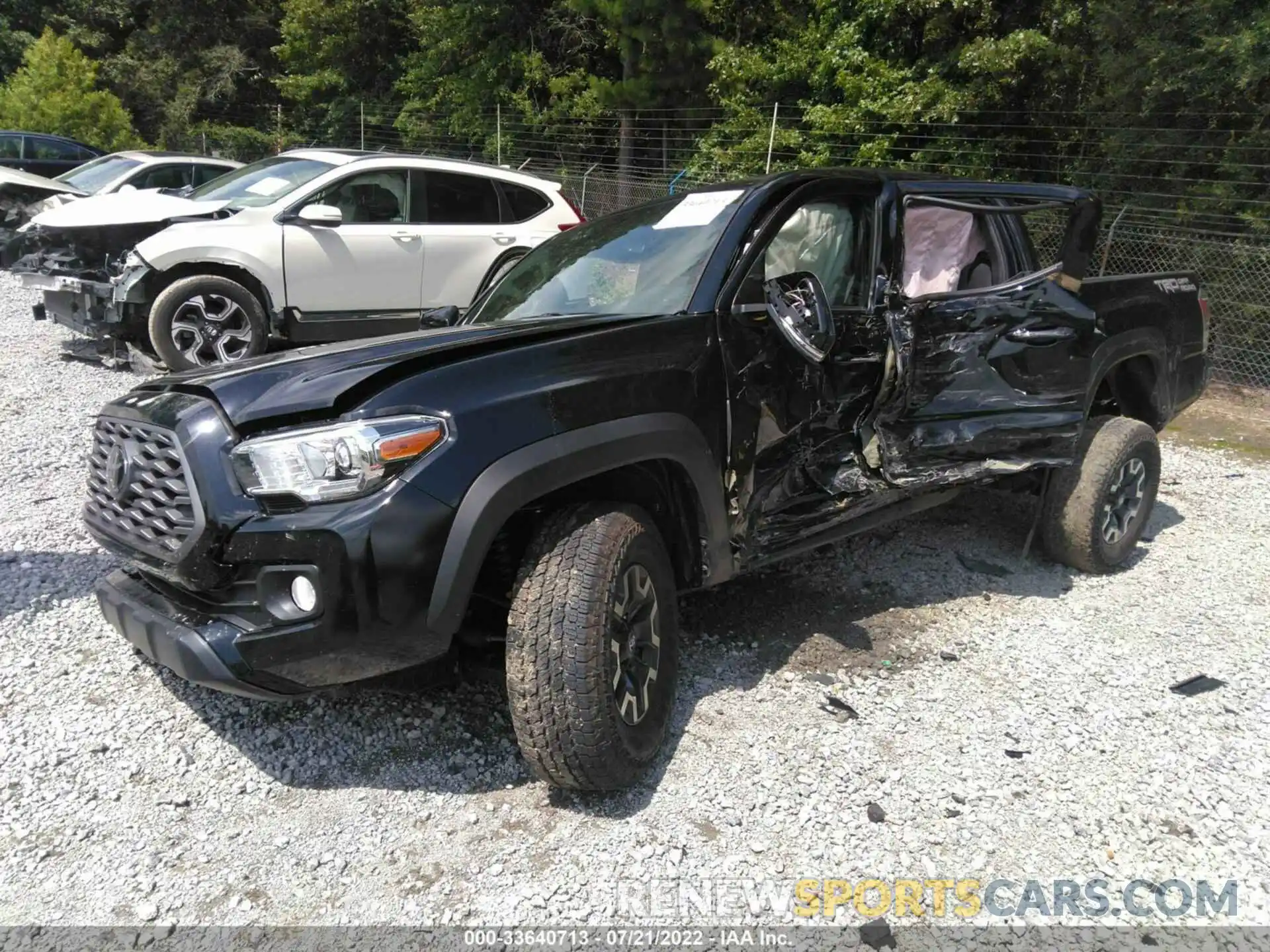 2 Photograph of a damaged car 3TMAZ5CN9NM185796 TOYOTA TACOMA 2WD 2022