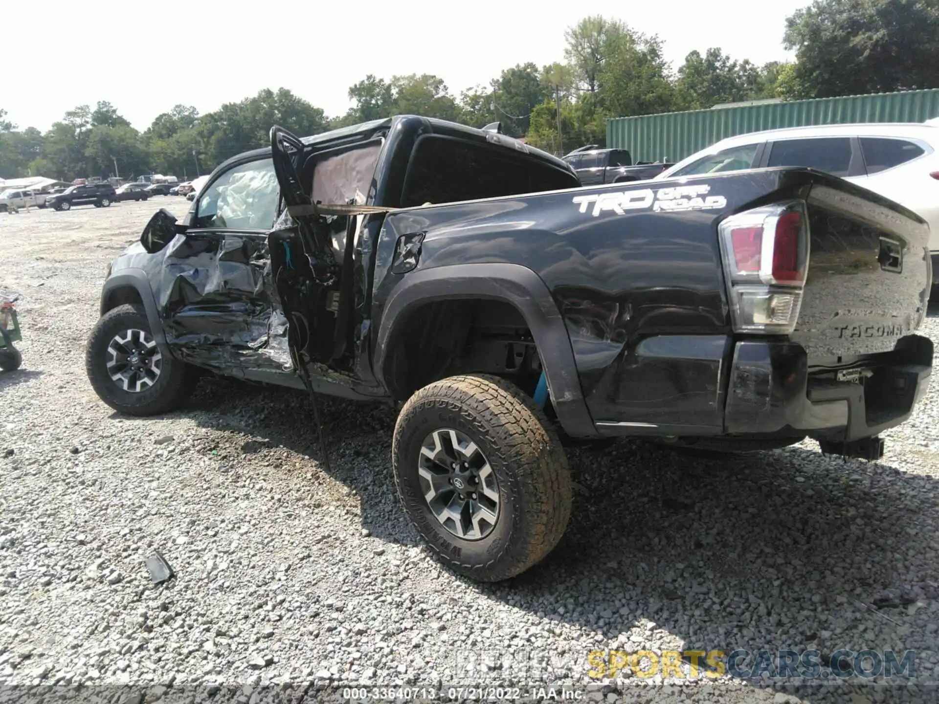 3 Photograph of a damaged car 3TMAZ5CN9NM185796 TOYOTA TACOMA 2WD 2022