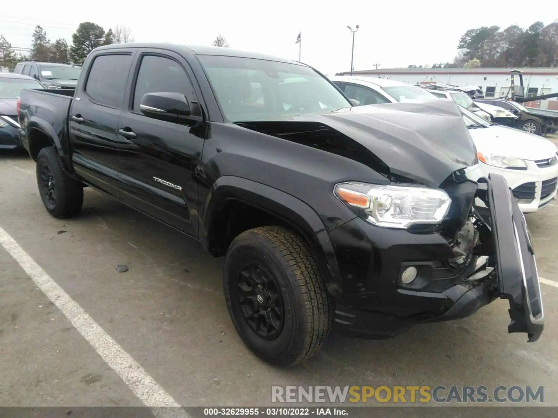 1 Photograph of a damaged car 3TMAZ5CNXNM167811 TOYOTA TACOMA 2WD 2022