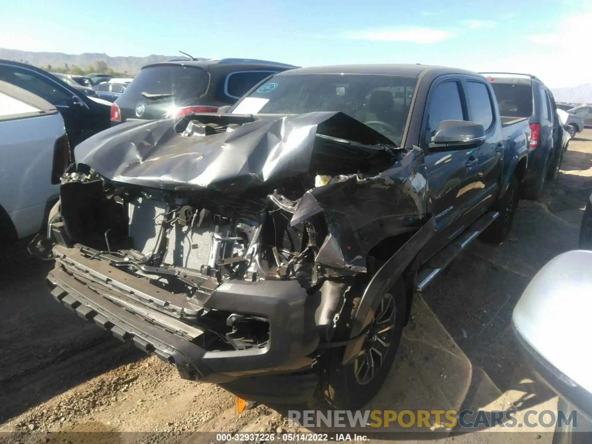 2 Photograph of a damaged car 3TMAZ5CNXNM174922 TOYOTA TACOMA 2WD 2022