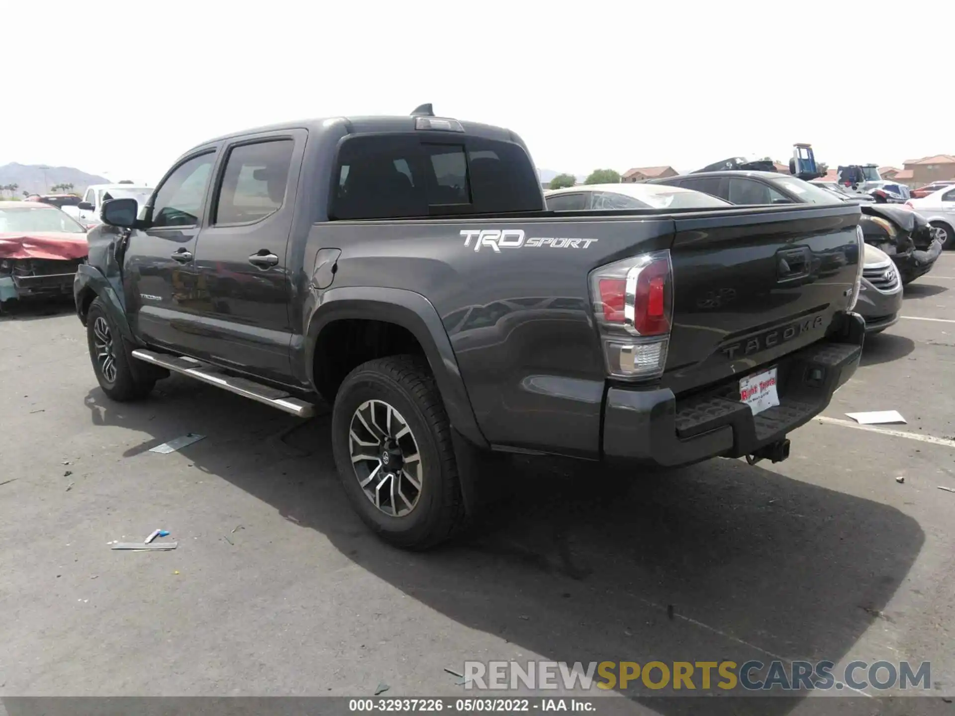 3 Photograph of a damaged car 3TMAZ5CNXNM174922 TOYOTA TACOMA 2WD 2022