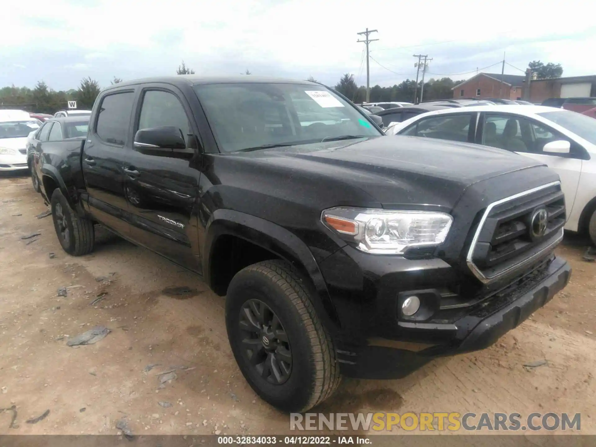 1 Photograph of a damaged car 3TMBZ5DN0NM033733 TOYOTA TACOMA 2WD 2022