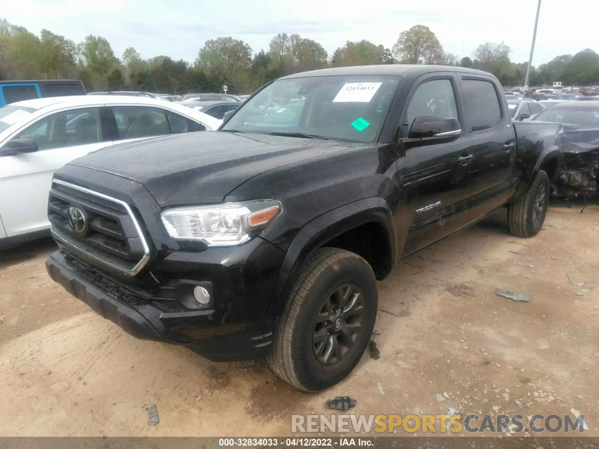 2 Photograph of a damaged car 3TMBZ5DN0NM033733 TOYOTA TACOMA 2WD 2022