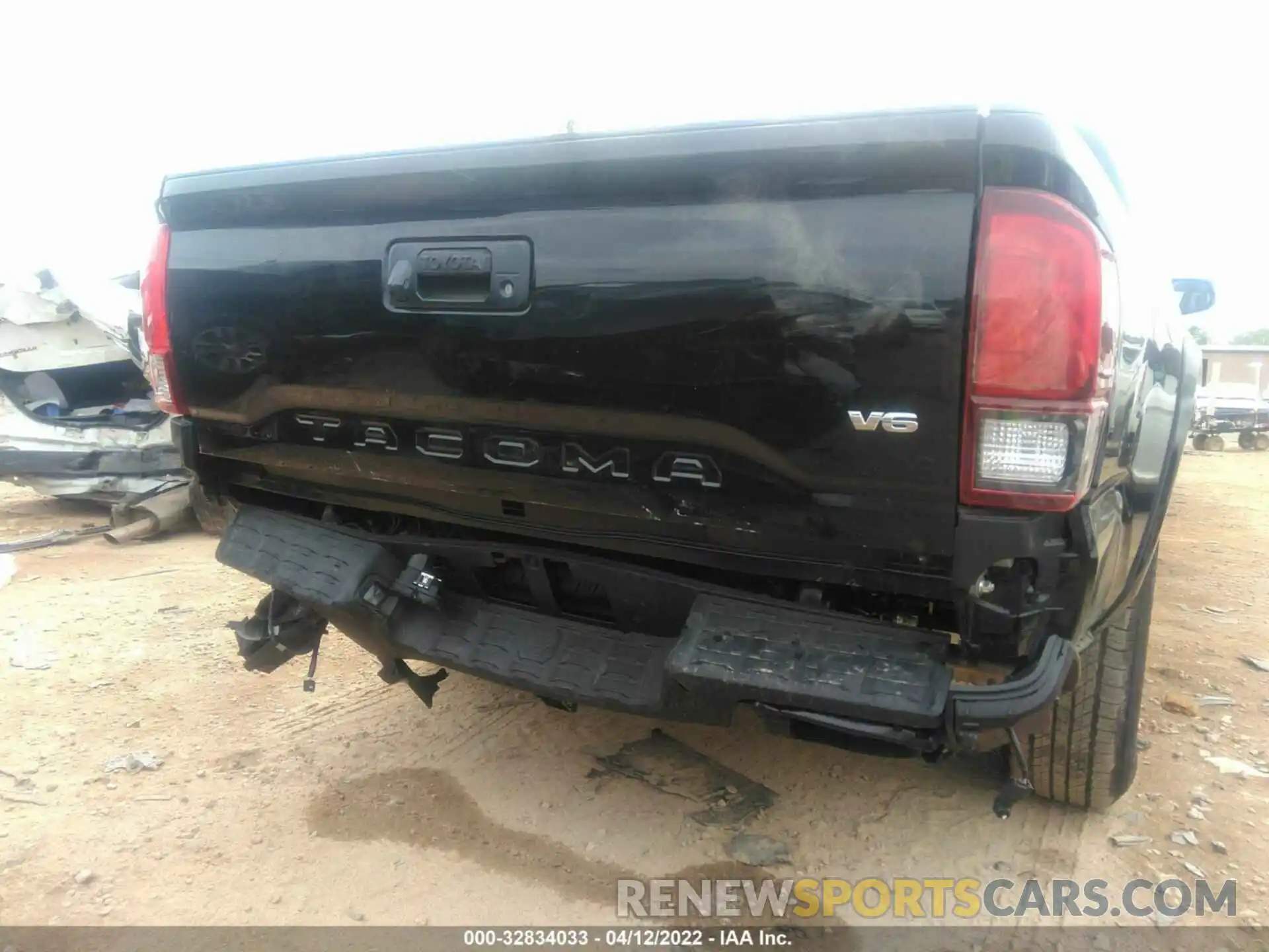 6 Photograph of a damaged car 3TMBZ5DN0NM033733 TOYOTA TACOMA 2WD 2022