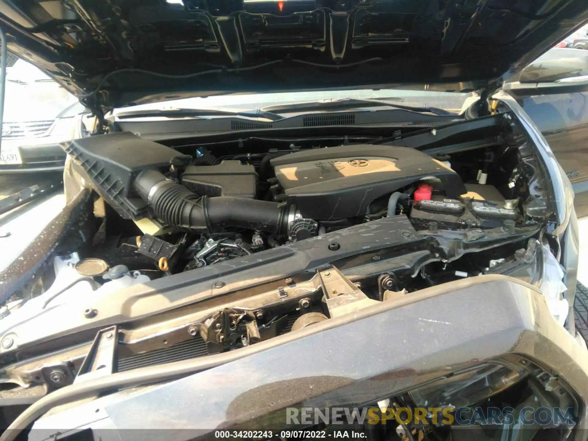 10 Photograph of a damaged car 3TMBZ5DN0NM035532 TOYOTA TACOMA 2WD 2022