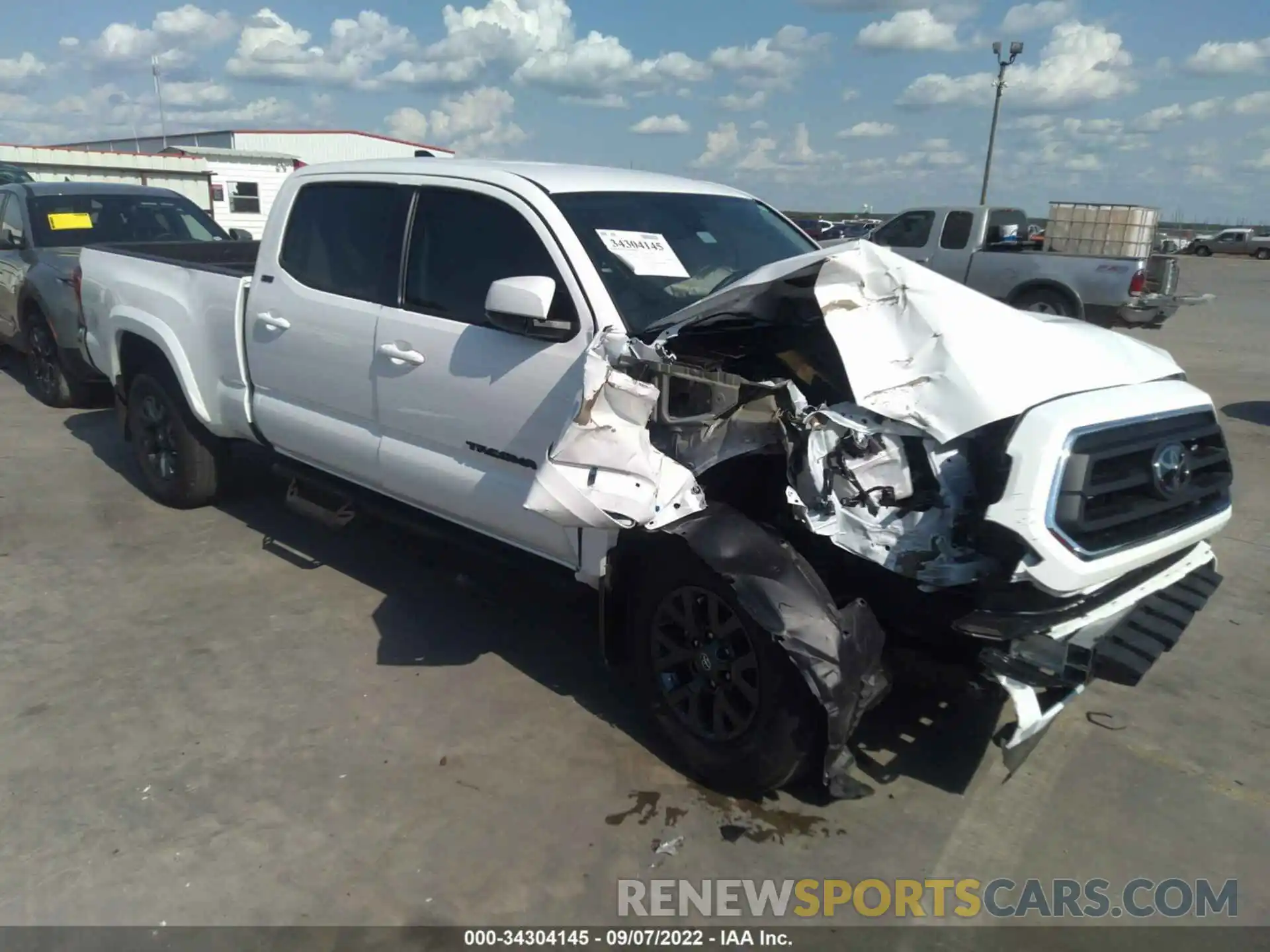 1 Photograph of a damaged car 3TMBZ5DN1NM033448 TOYOTA TACOMA 2WD 2022