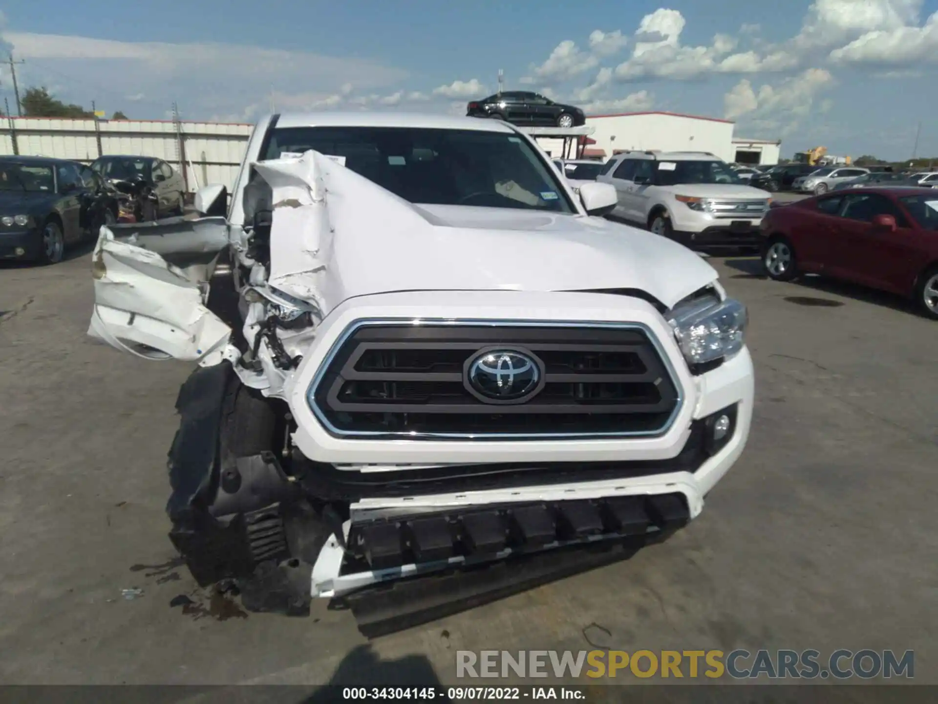 6 Photograph of a damaged car 3TMBZ5DN1NM033448 TOYOTA TACOMA 2WD 2022