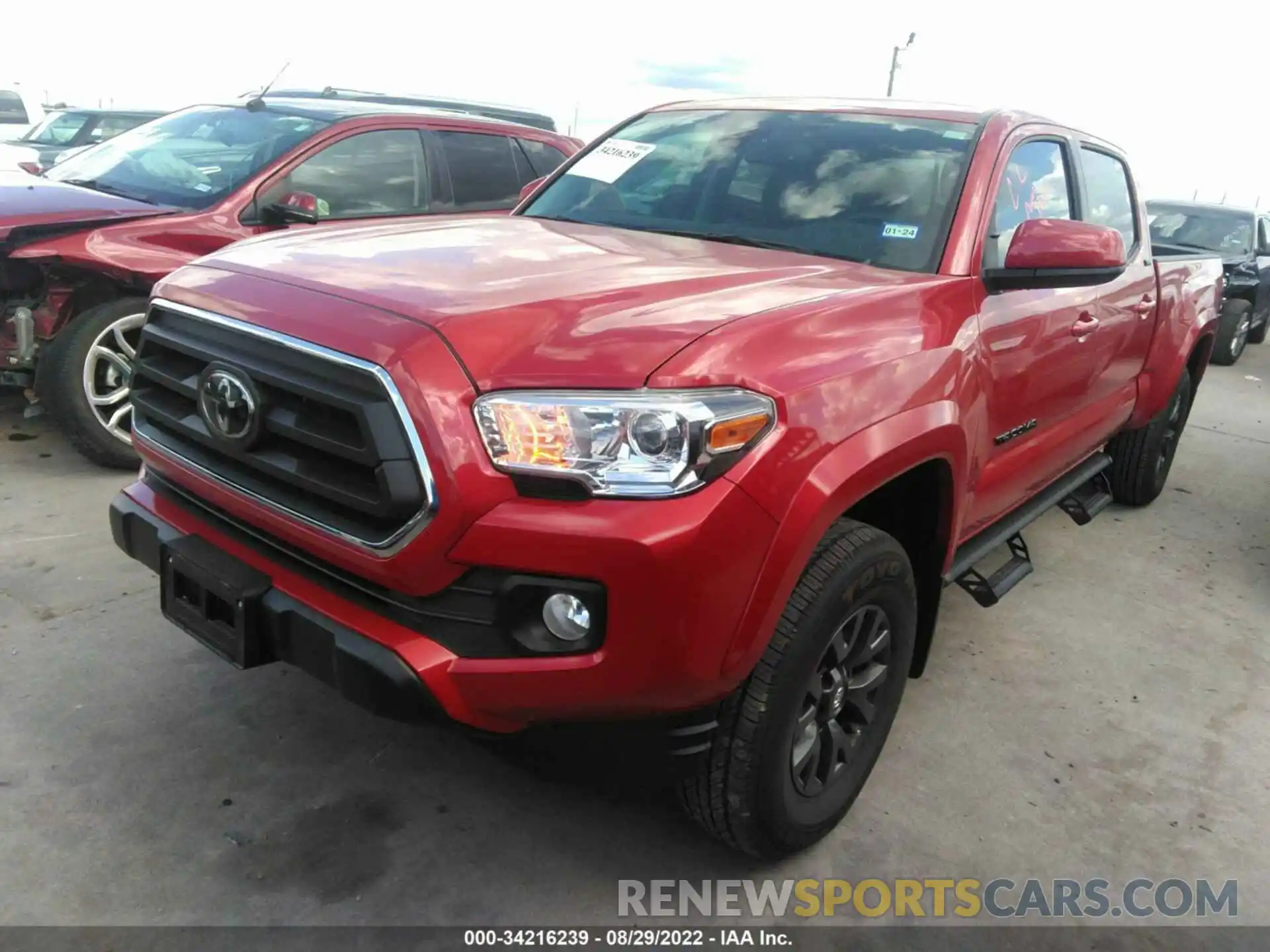 2 Photograph of a damaged car 3TMBZ5DN4NM033671 TOYOTA TACOMA 2WD 2022