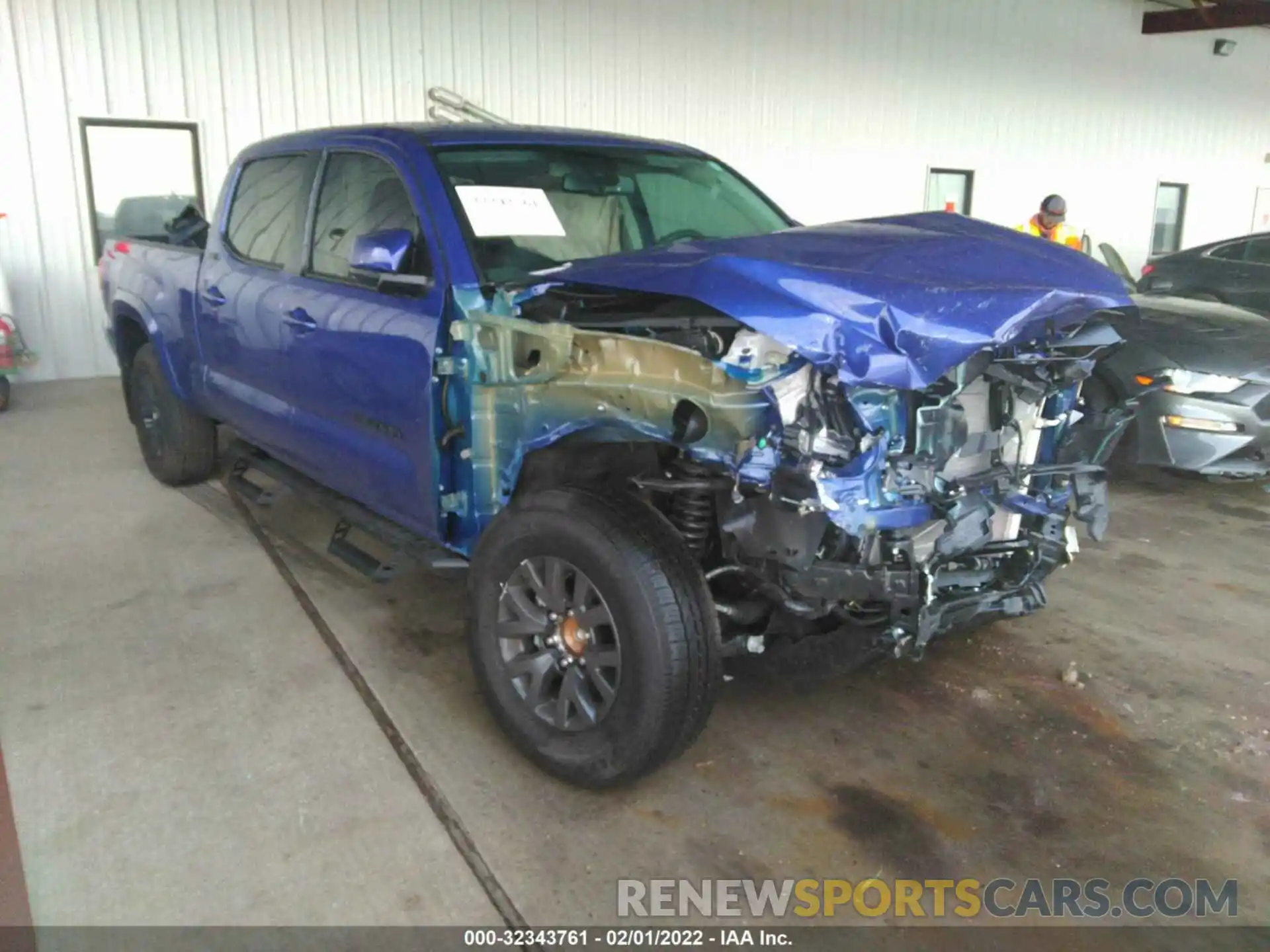 1 Photograph of a damaged car 3TMBZ5DN7NM033602 TOYOTA TACOMA 2WD 2022