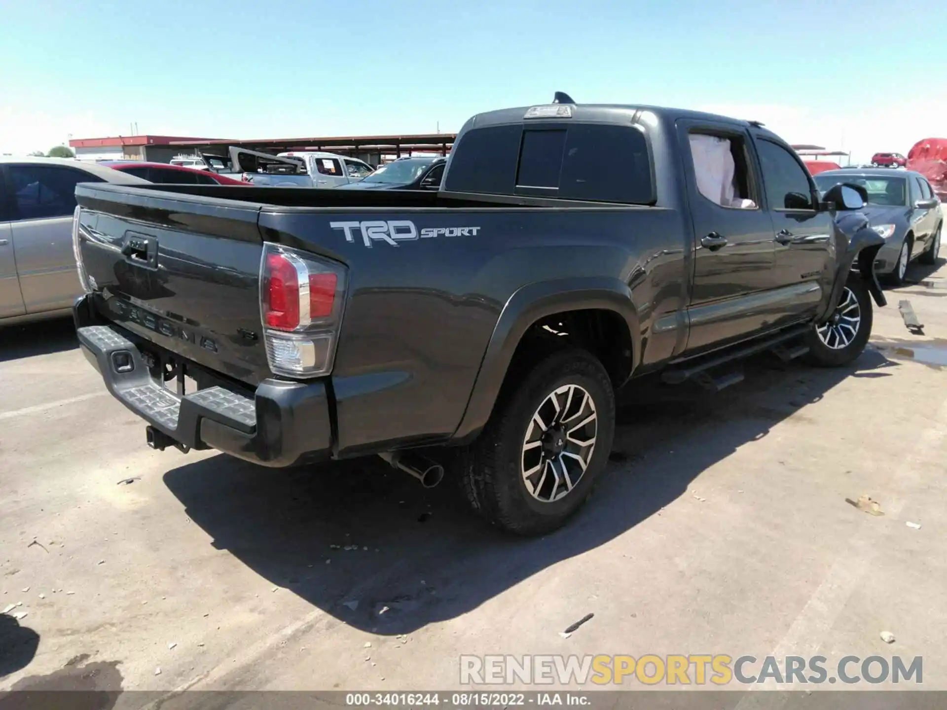 4 Фотография поврежденного автомобиля 3TMBZ5DN7NM034779 TOYOTA TACOMA 2WD 2022