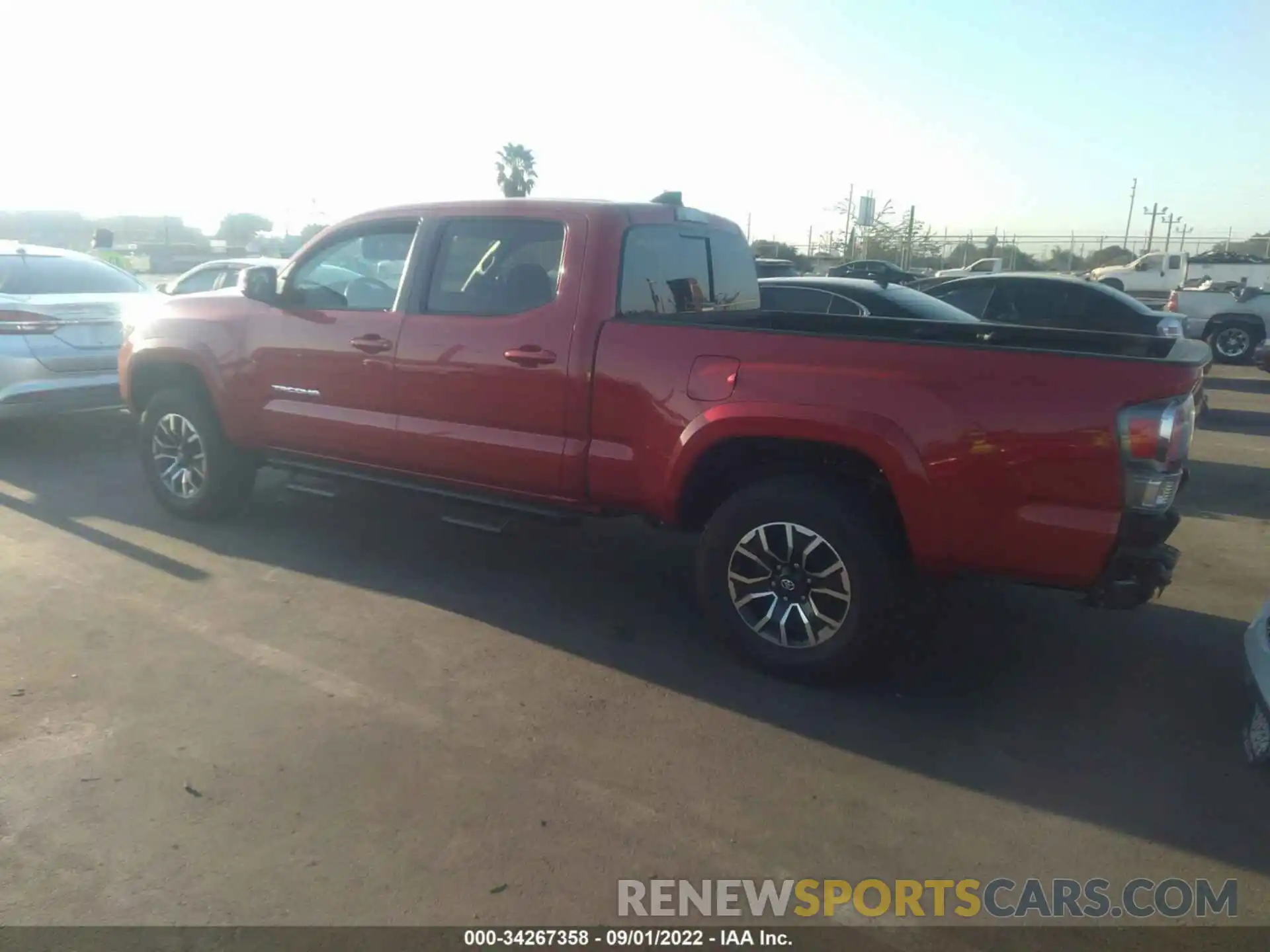 3 Photograph of a damaged car 3TMBZ5DN8NM033947 TOYOTA TACOMA 2WD 2022