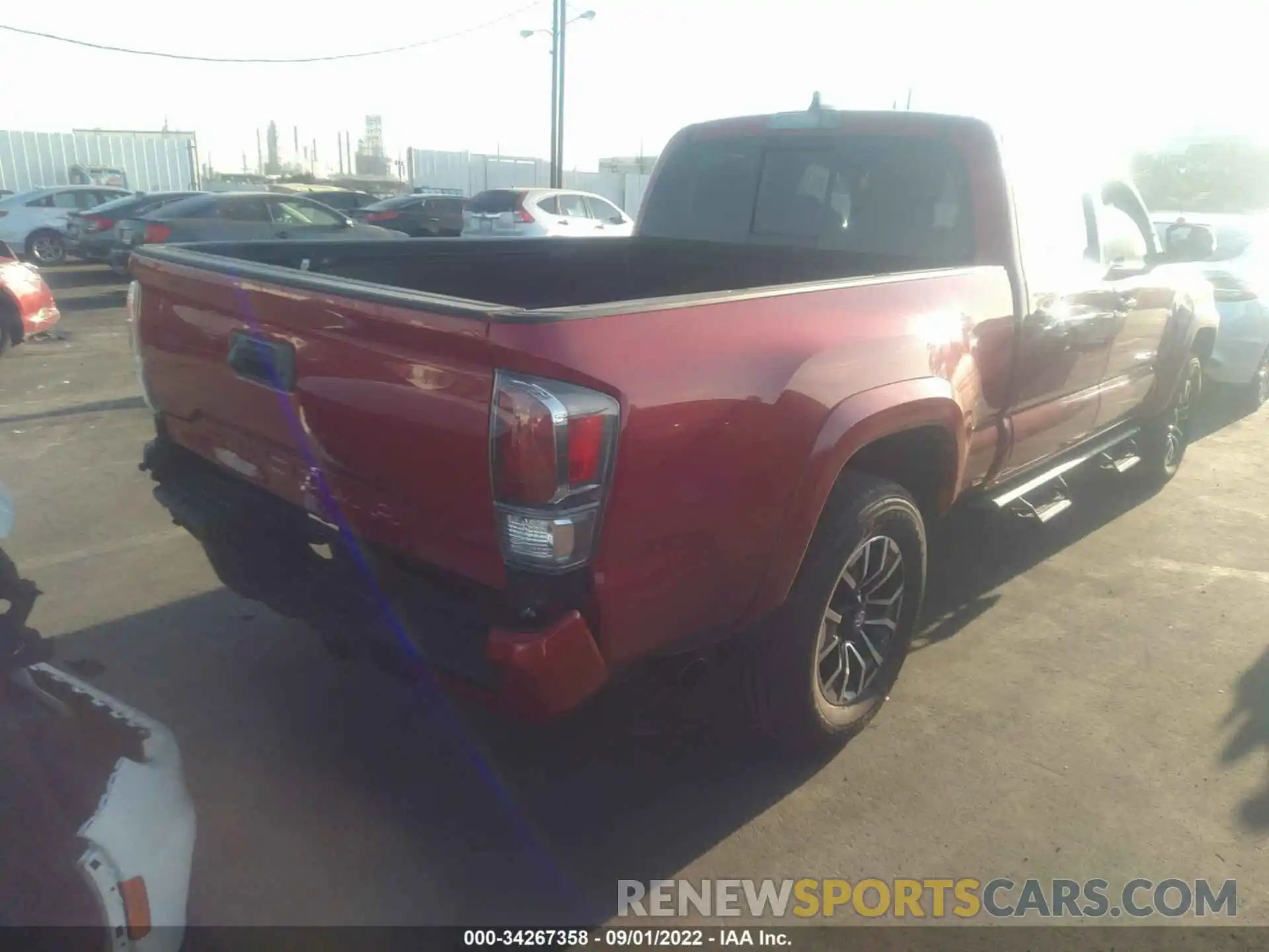 6 Photograph of a damaged car 3TMBZ5DN8NM033947 TOYOTA TACOMA 2WD 2022