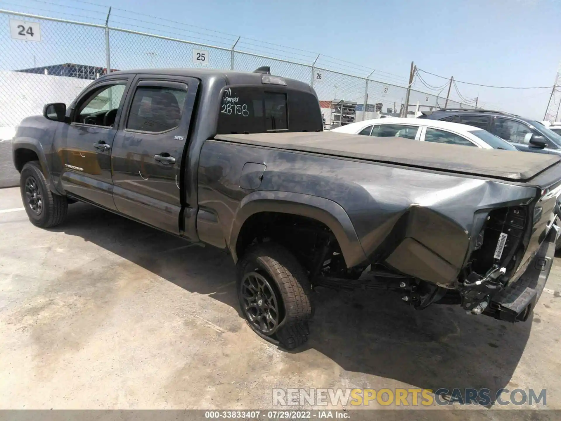 3 Photograph of a damaged car 3TMBZ5DN8NM035813 TOYOTA TACOMA 2WD 2022