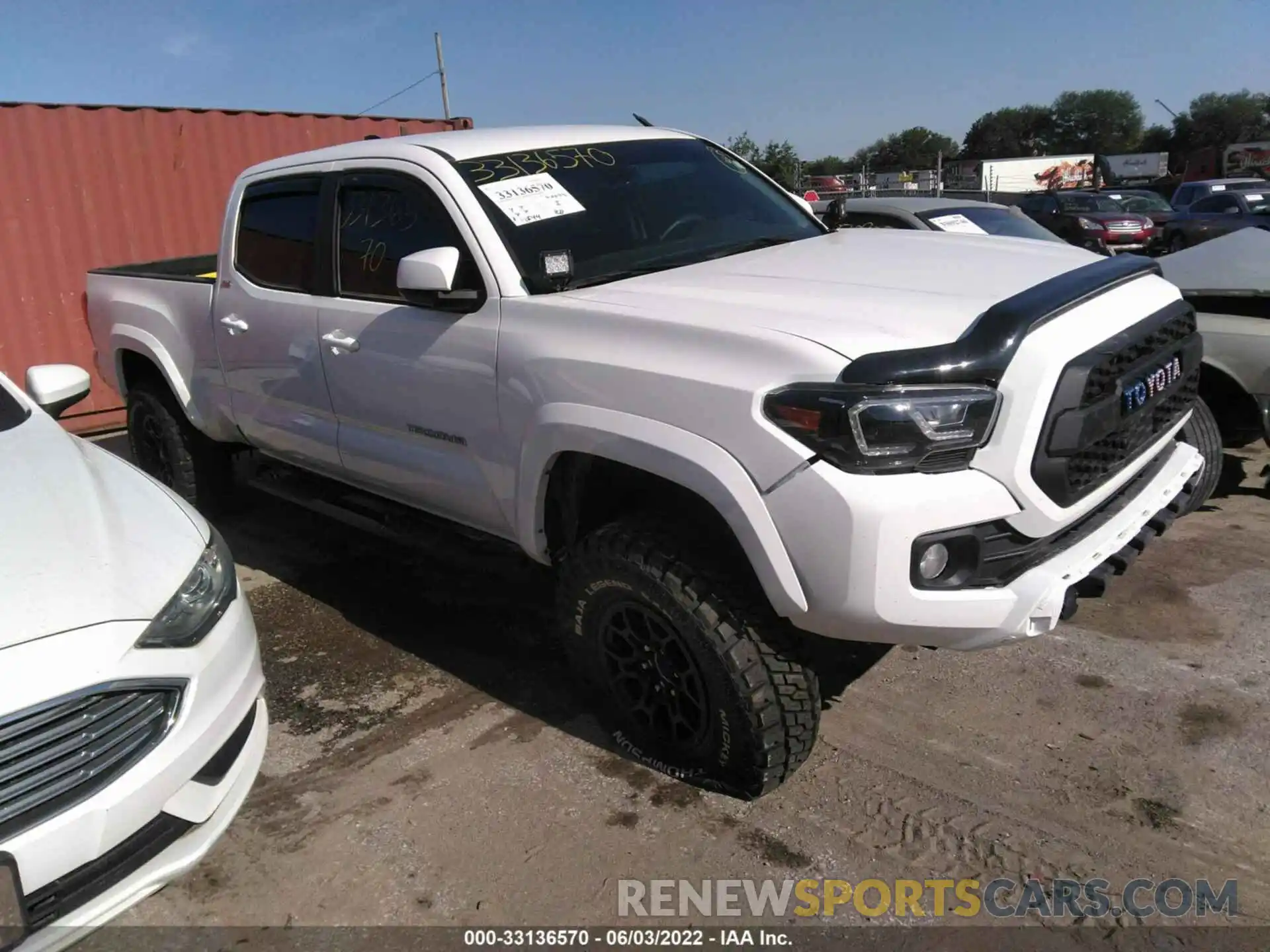 1 Photograph of a damaged car 3TMBZ5DN9NM032385 TOYOTA TACOMA 2WD 2022