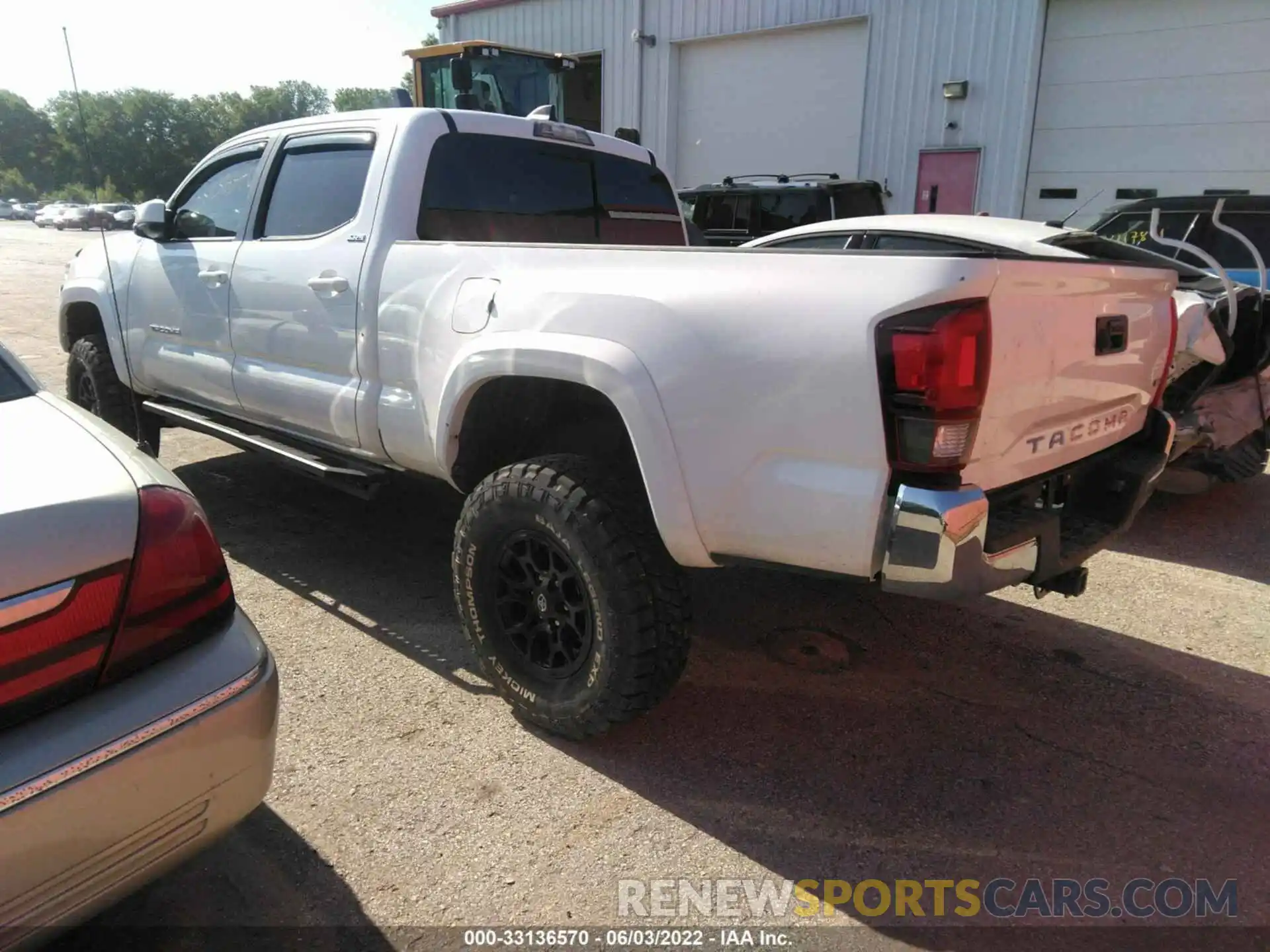 3 Photograph of a damaged car 3TMBZ5DN9NM032385 TOYOTA TACOMA 2WD 2022