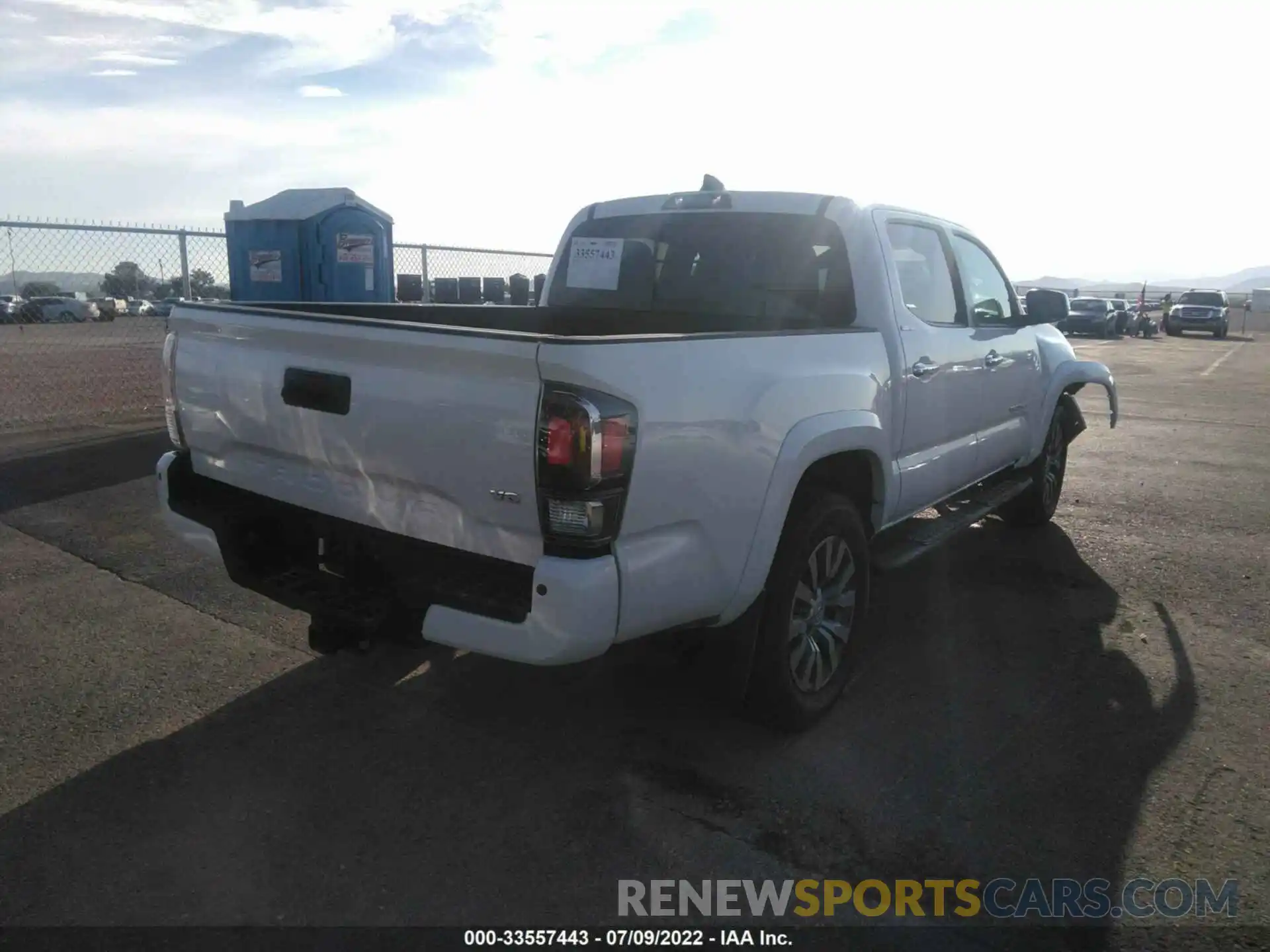 4 Фотография поврежденного автомобиля 3TMEZ5CN4NM173105 TOYOTA TACOMA 2WD 2022