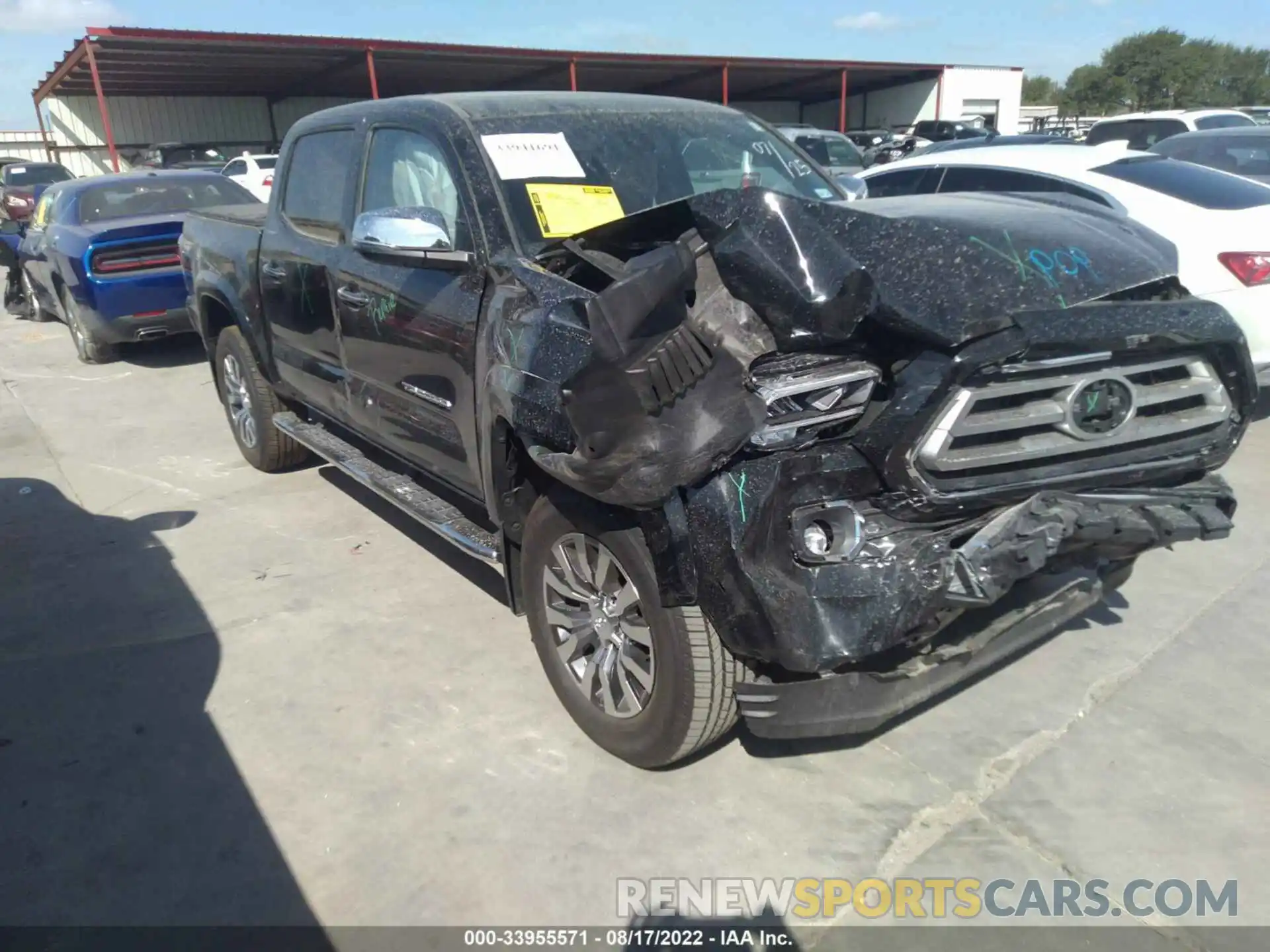 1 Photograph of a damaged car 3TMEZ5CN8NM188268 TOYOTA TACOMA 2WD 2022