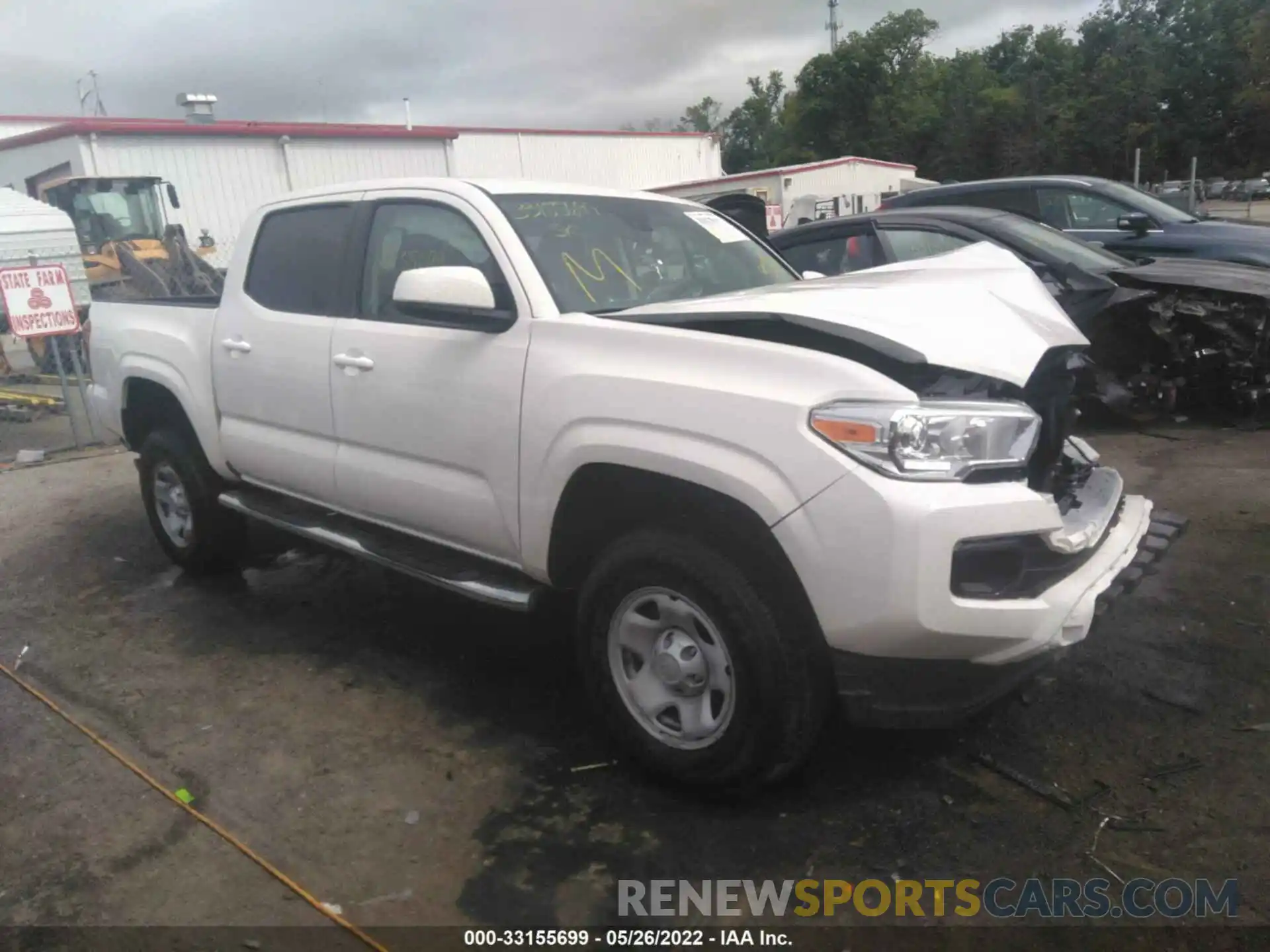 1 Photograph of a damaged car 3TYAX5GN0NT041140 TOYOTA TACOMA 2WD 2022