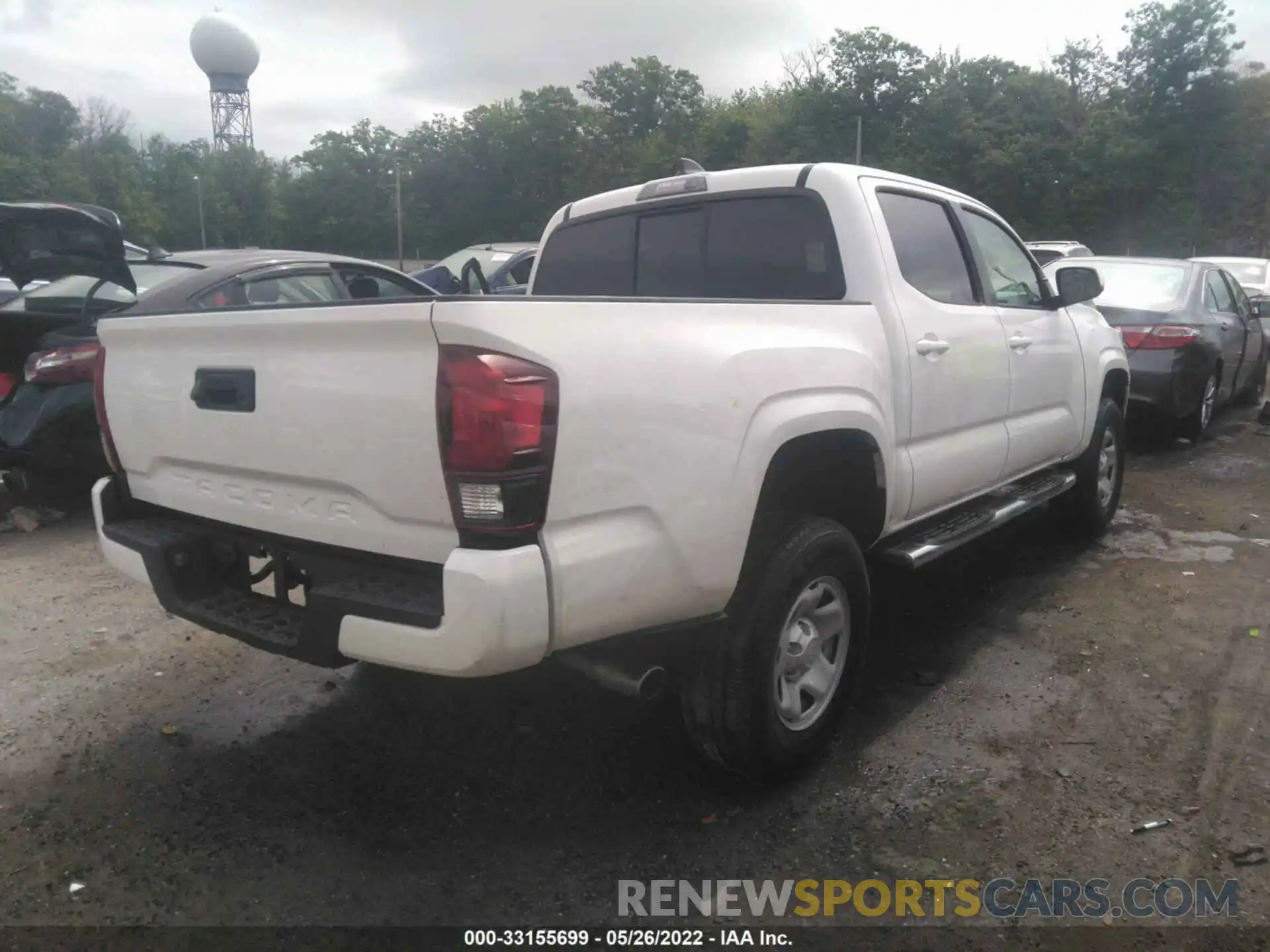 4 Photograph of a damaged car 3TYAX5GN0NT041140 TOYOTA TACOMA 2WD 2022