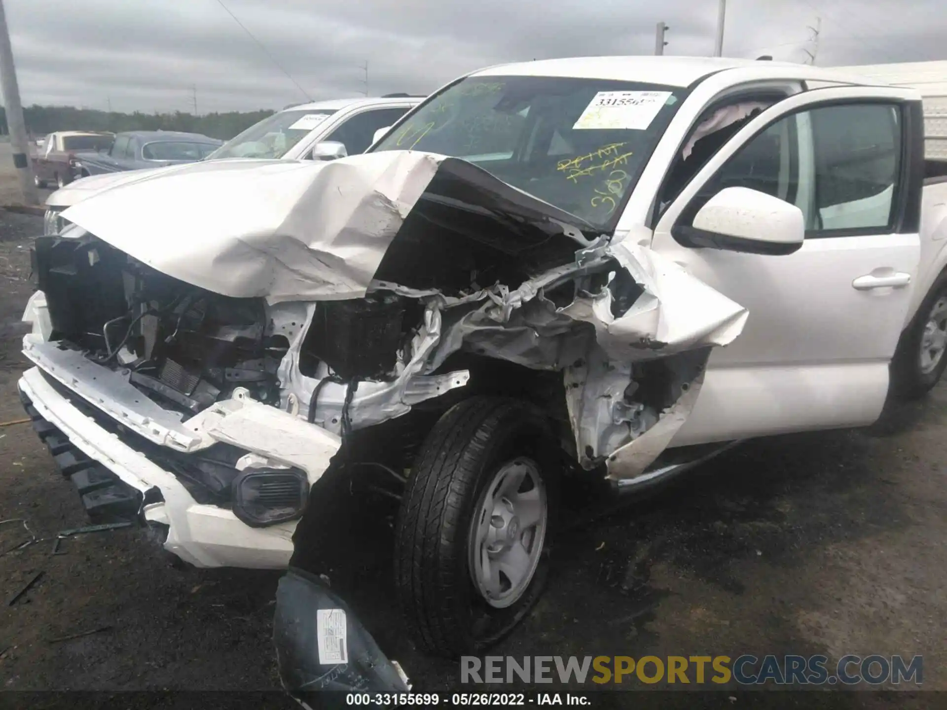 6 Photograph of a damaged car 3TYAX5GN0NT041140 TOYOTA TACOMA 2WD 2022