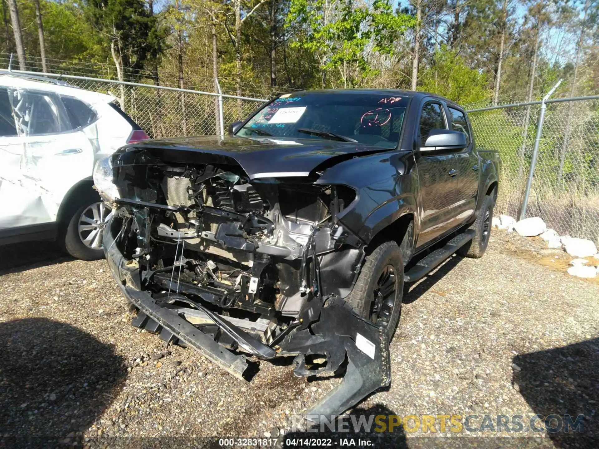 6 Photograph of a damaged car 3TYAX5GN0NT045270 TOYOTA TACOMA 2WD 2022