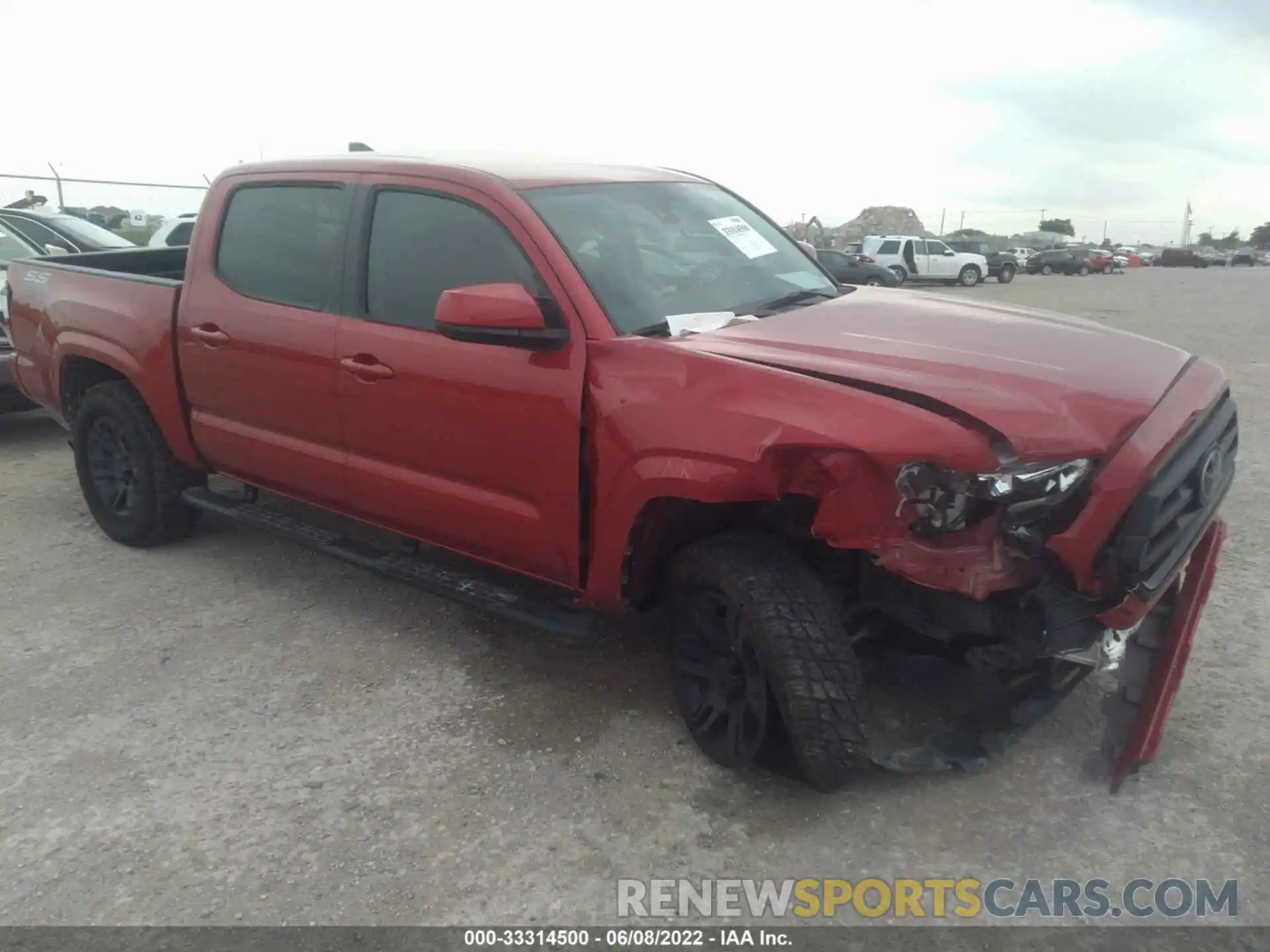 1 Photograph of a damaged car 3TYAX5GN1NT035511 TOYOTA TACOMA 2WD 2022