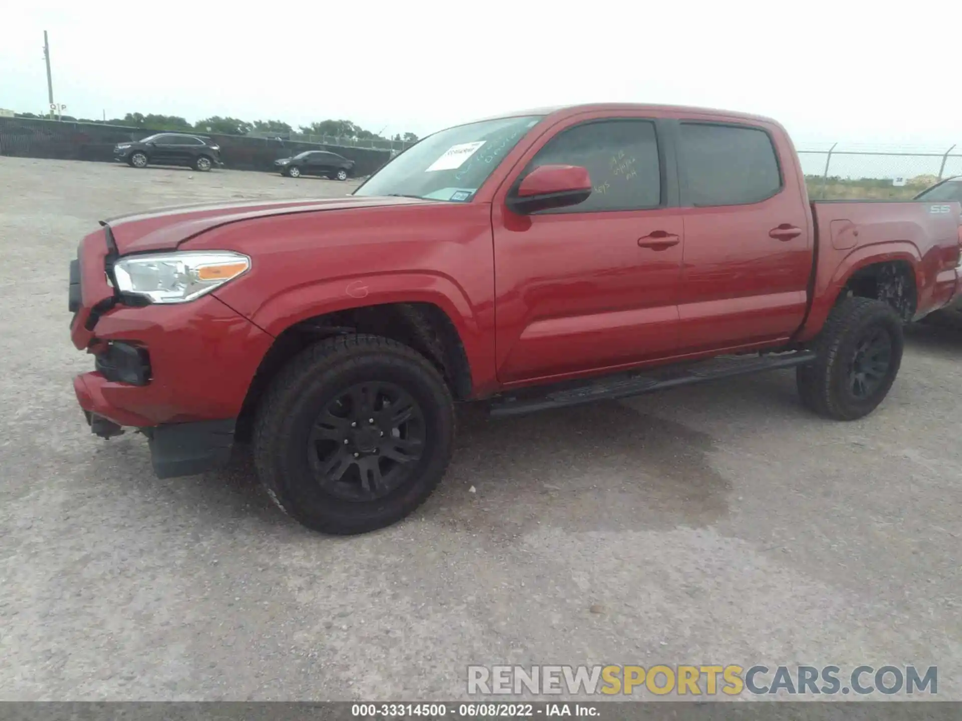 2 Photograph of a damaged car 3TYAX5GN1NT035511 TOYOTA TACOMA 2WD 2022