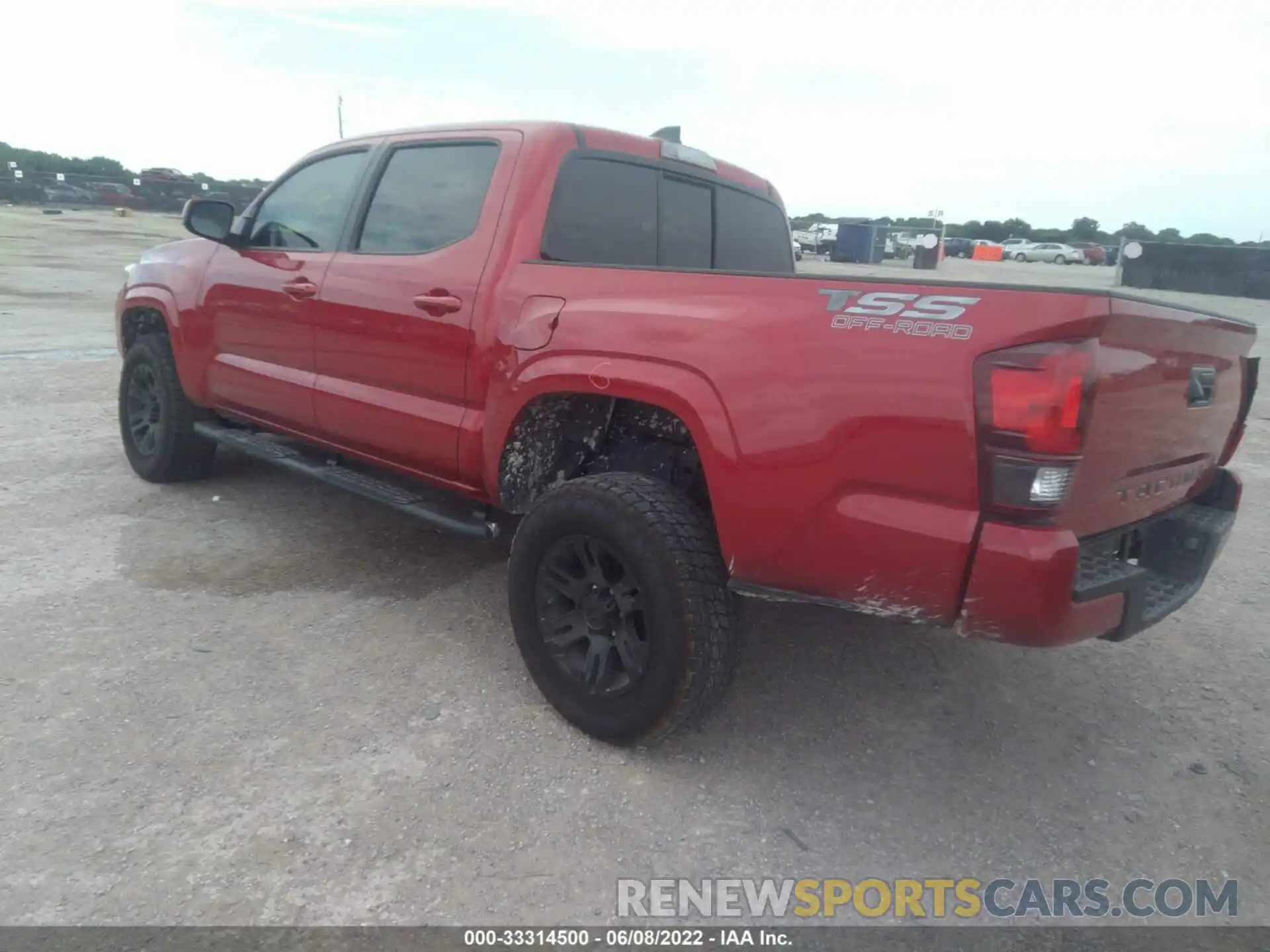 3 Photograph of a damaged car 3TYAX5GN1NT035511 TOYOTA TACOMA 2WD 2022