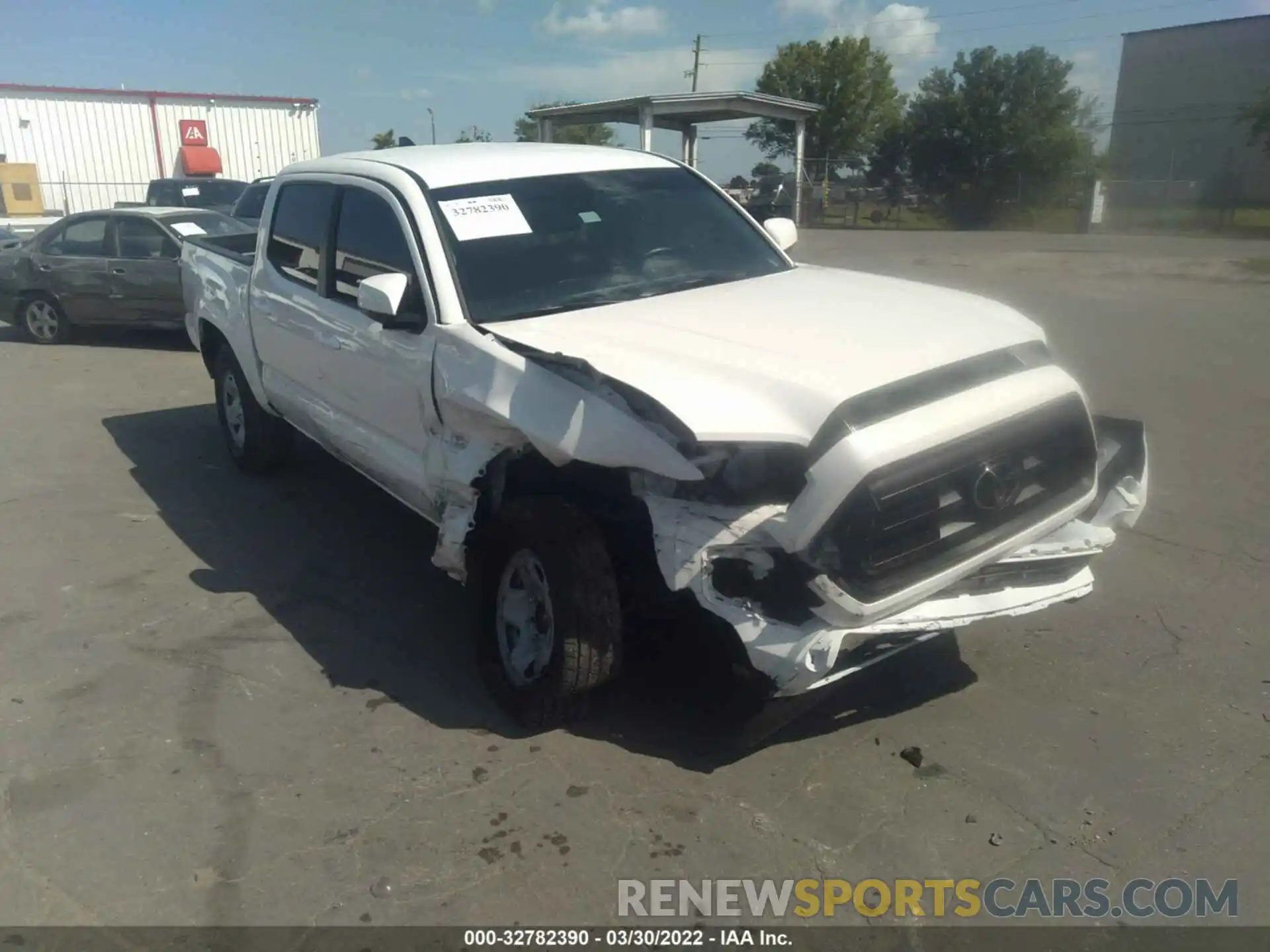 1 Photograph of a damaged car 3TYAX5GN1NT036125 TOYOTA TACOMA 2WD 2022