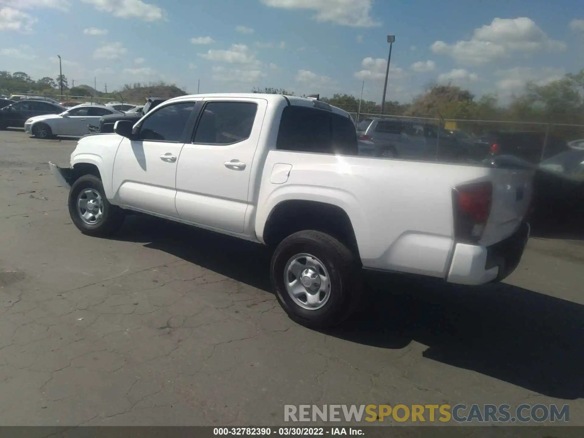 3 Photograph of a damaged car 3TYAX5GN1NT036125 TOYOTA TACOMA 2WD 2022