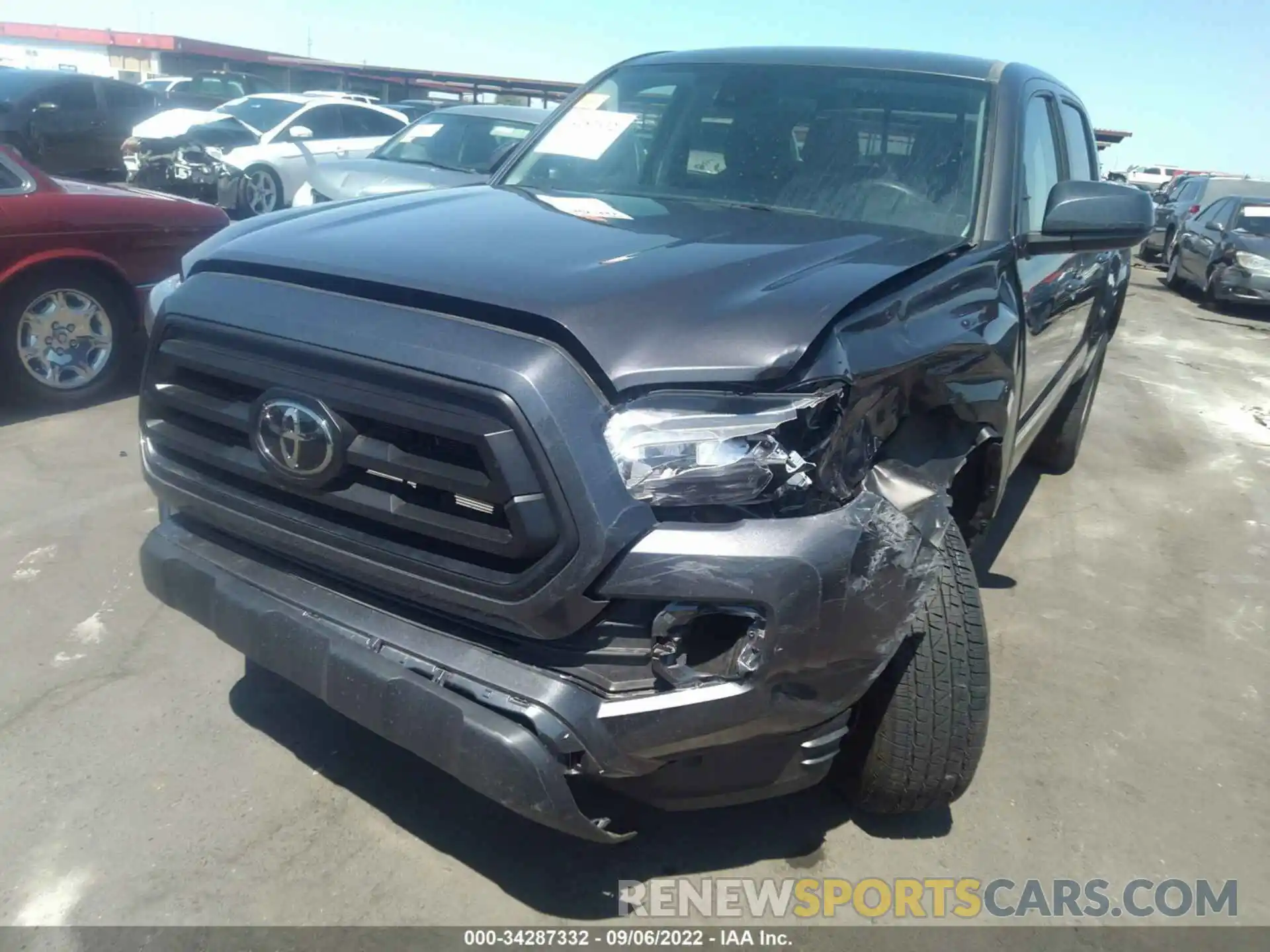 6 Фотография поврежденного автомобиля 3TYAX5GN3NT044890 TOYOTA TACOMA 2WD 2022