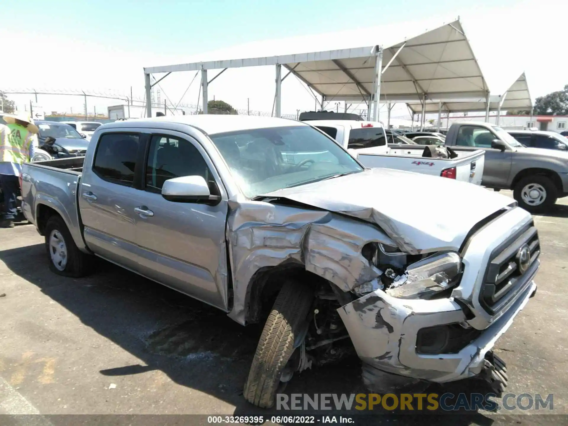 1 Photograph of a damaged car 3TYAX5GN3NT050429 TOYOTA TACOMA 2WD 2022