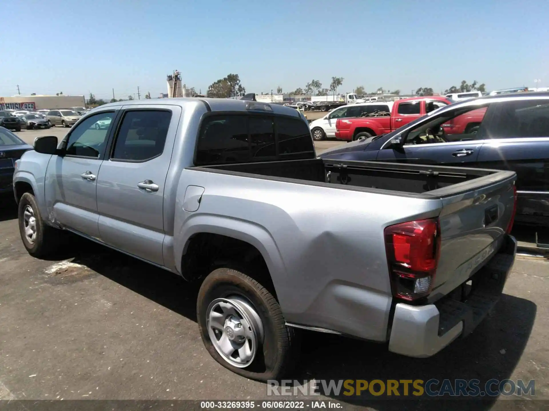 3 Photograph of a damaged car 3TYAX5GN3NT050429 TOYOTA TACOMA 2WD 2022