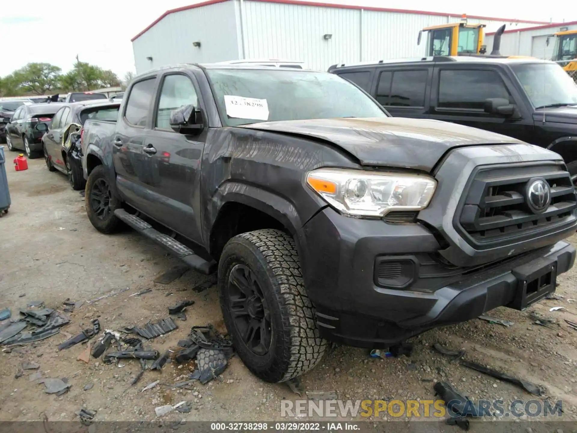 1 Photograph of a damaged car 3TYAX5GN4NT036250 TOYOTA TACOMA 2WD 2022