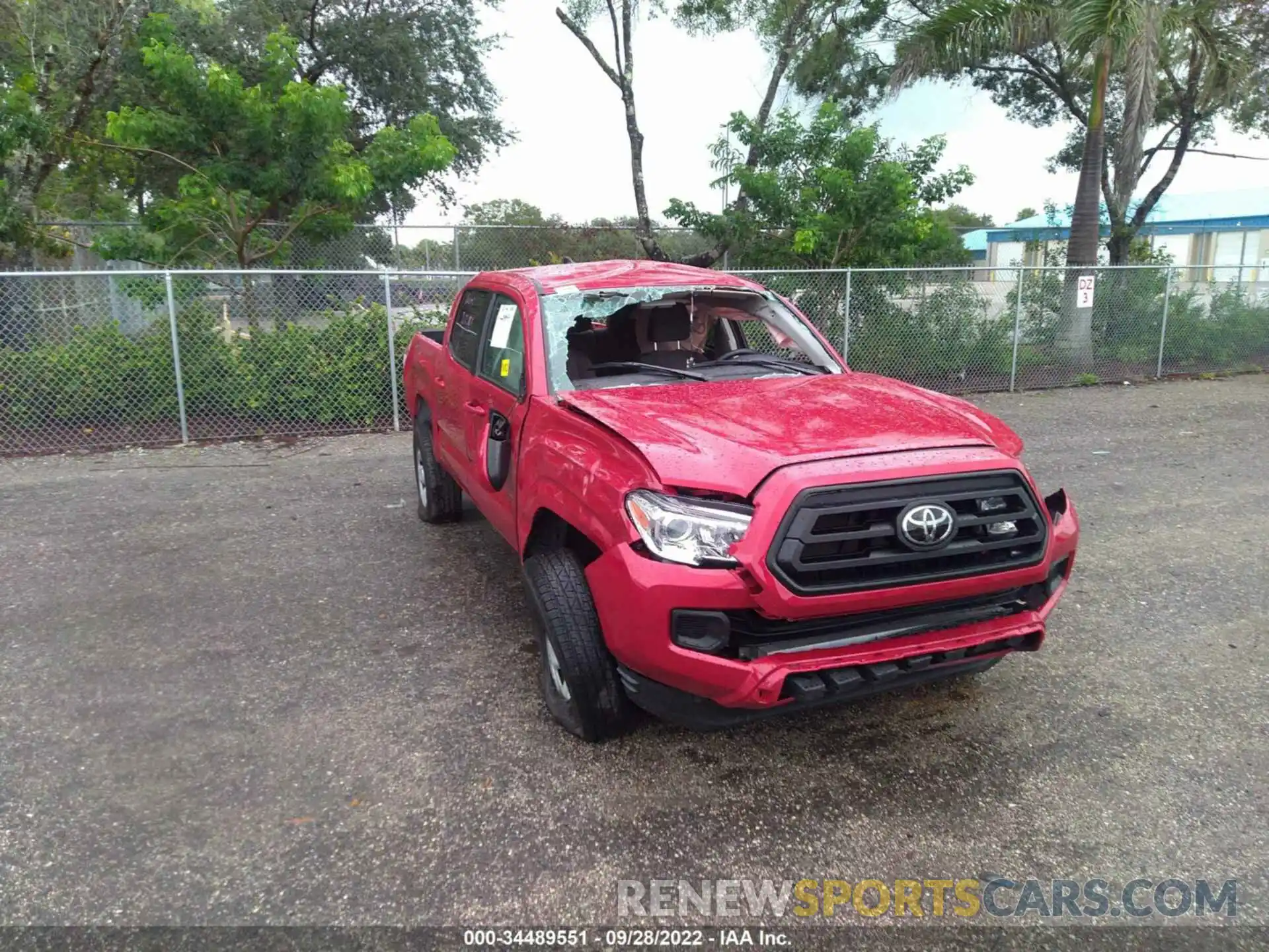 6 Photograph of a damaged car 3TYAX5GN4NT045756 TOYOTA TACOMA 2WD 2022