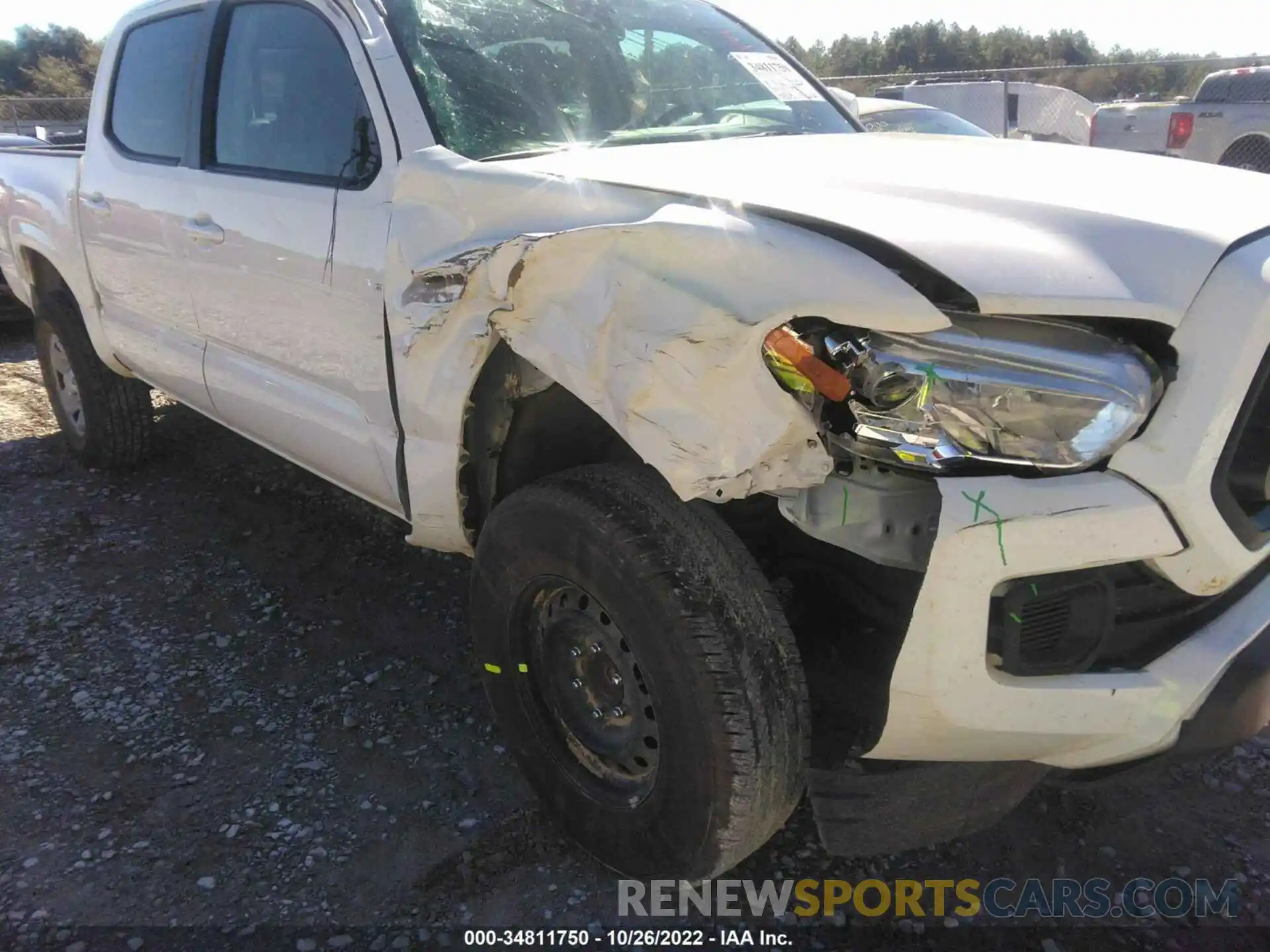 6 Photograph of a damaged car 3TYAX5GN4NT050133 TOYOTA TACOMA 2WD 2022